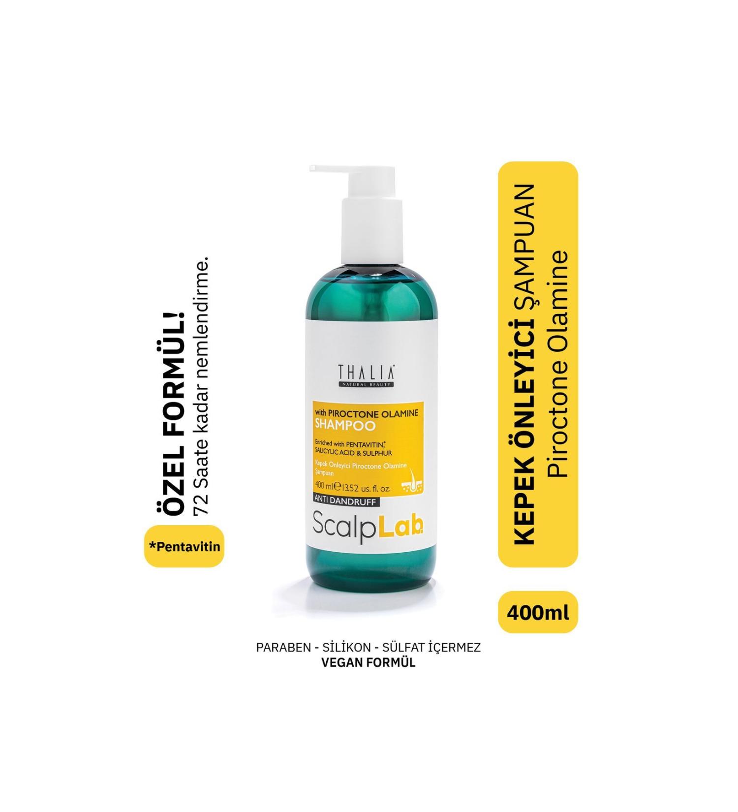 Thalia Piroctone Olamine Anti-Dandruff Hair Care Shampoo 400ml - Buy Online on GoSupps.com