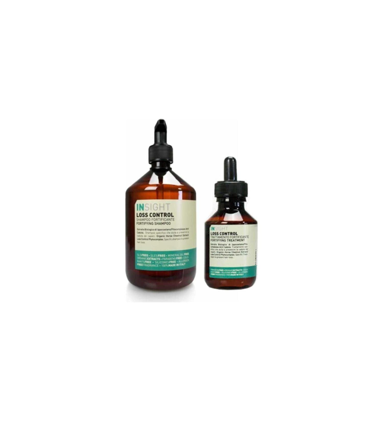 Insight Loss Control Fortifying Anti-Hair Loss Shampoo 400ml + Lotion 100ml - Buy Online on GoSupps.com