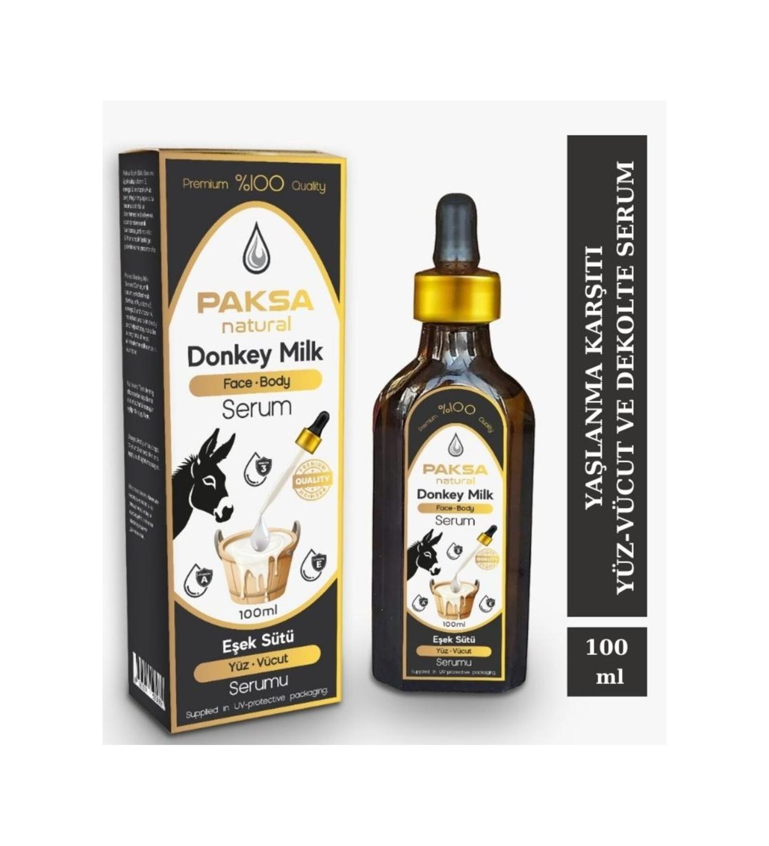 paksa | Anti-Aging Donkey Milk Serum Decollete-Face and Body 100 ml
