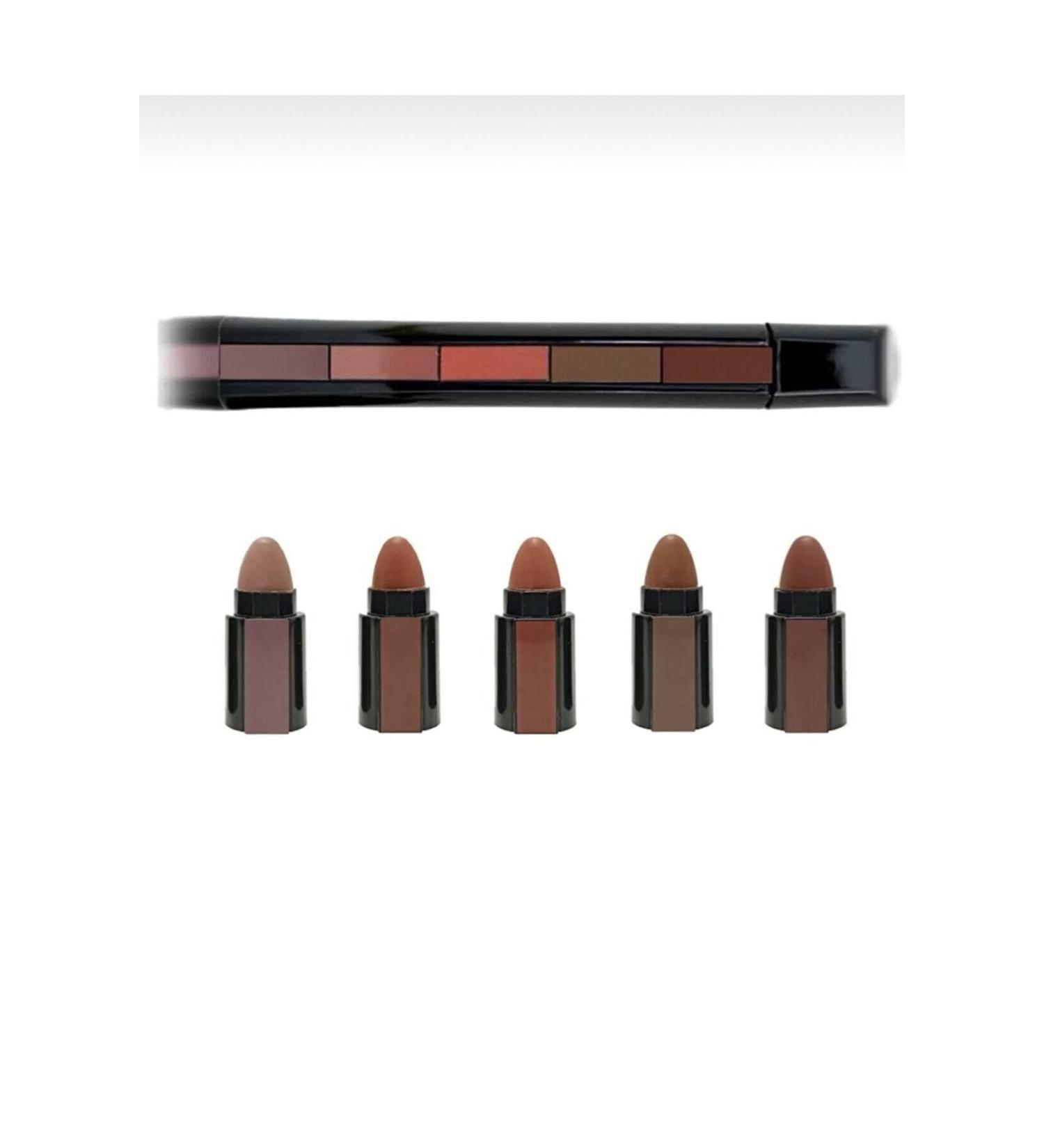 Shenoza 5 Layer Matryoshka Lipstick Set nude