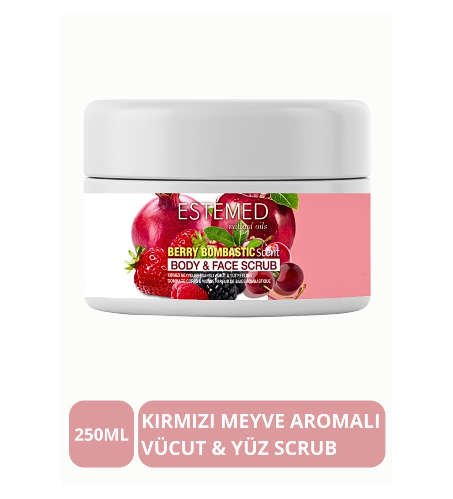 ESTEMED Body & Face Peeling Mulberry & Body&Face Scrub Berry Bombastic Scent 250ml