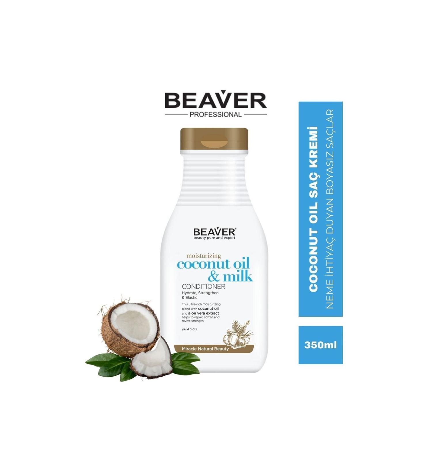 Beaver Coconut Conditioner 350 ml - Buy Online on GoSupps.com