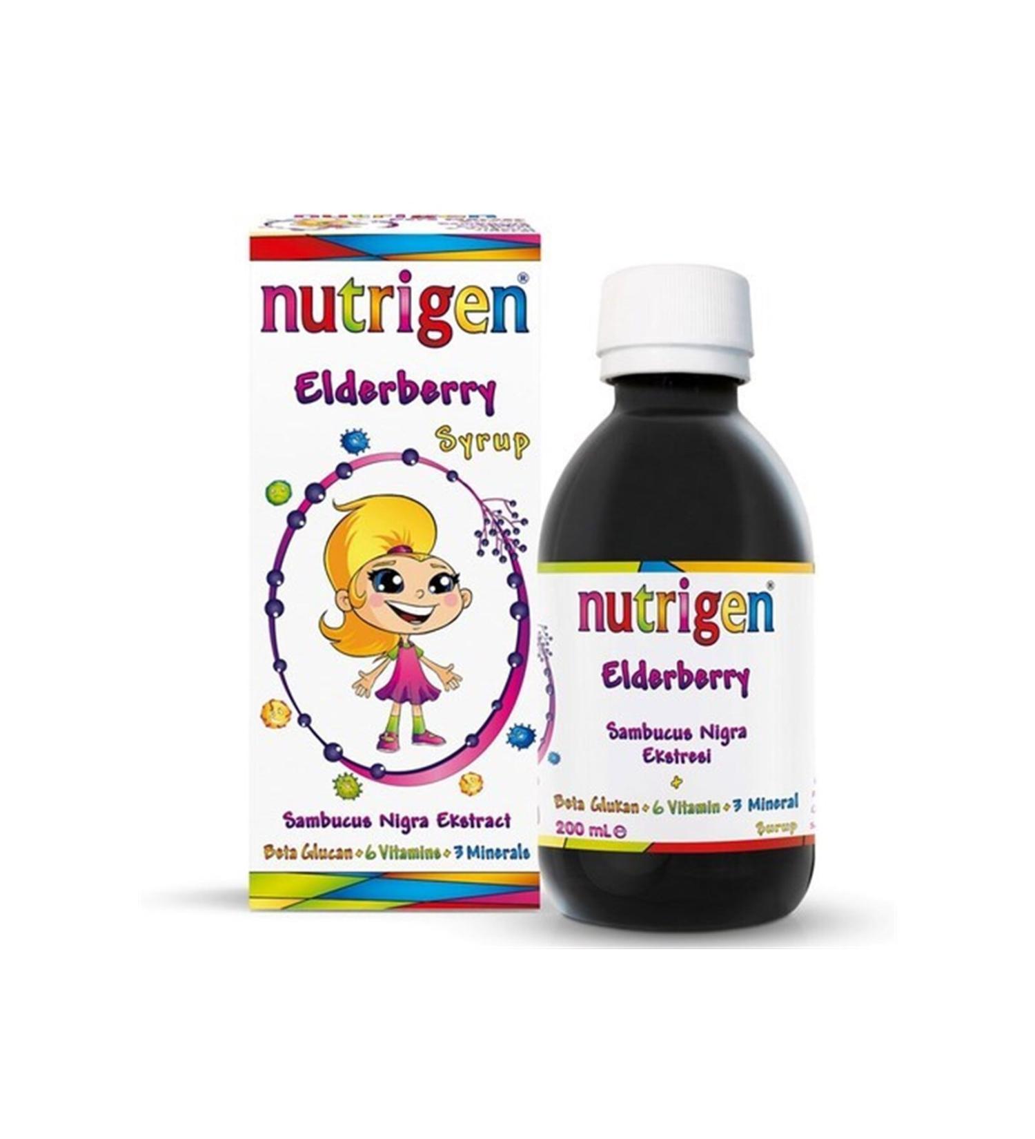 Nutrigen Black Elderberry Syrup 200 ml