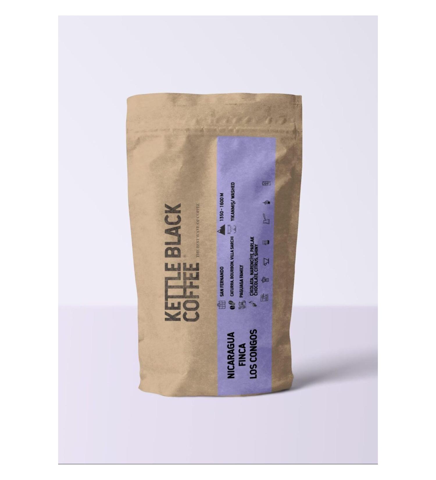 kettle black coffee the best wave of coffee Nicaragua Finca Los Congos 250gr.