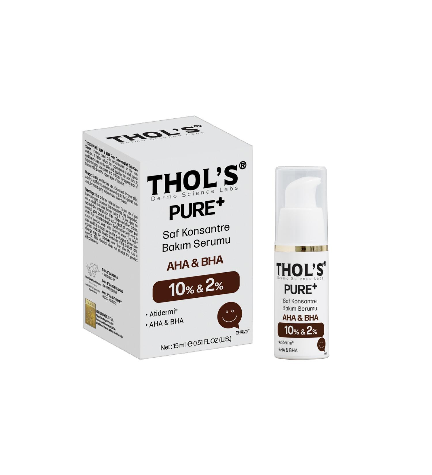 THOLS PURE+ AHA 10% & BHA 2% - 15 ml (TB68) Care Serum