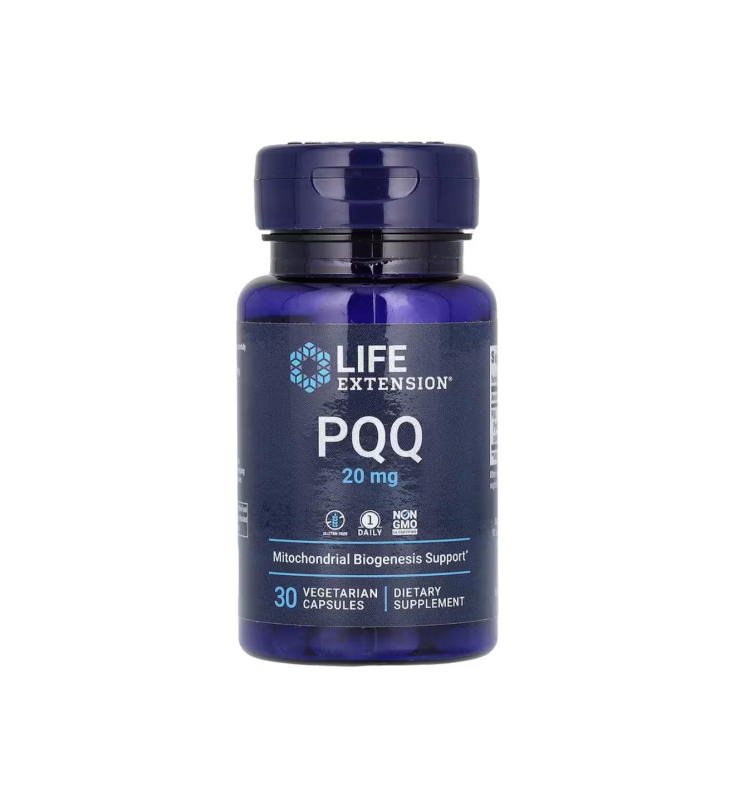 Extension Pqq 20 mg 30 Vegetarian Capsules
