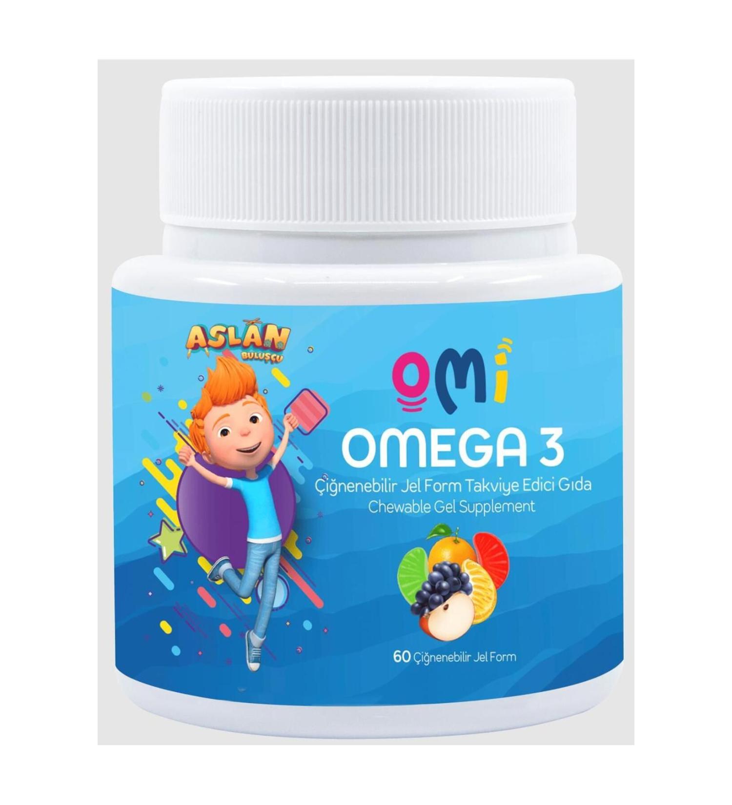 OMI OMEGA-3 60 CHEWABLE GEL FORM