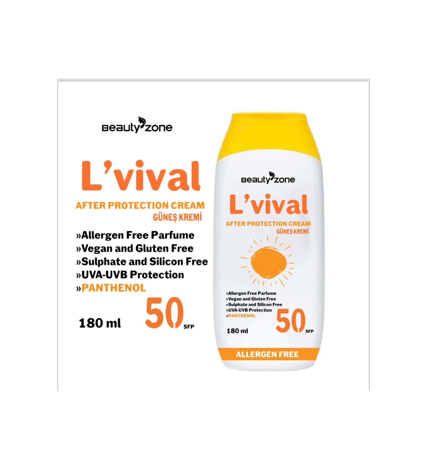 Beauty Zone L'V VAL SUN CREAM SPF50+ 150ML