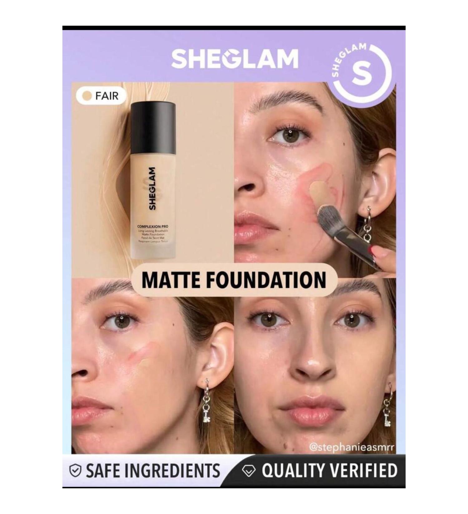 SHEGLAM COPY - Complexion Pro Long Lasting Breathable Matte Foundation - Matte - Buy Online on GoSupps.com