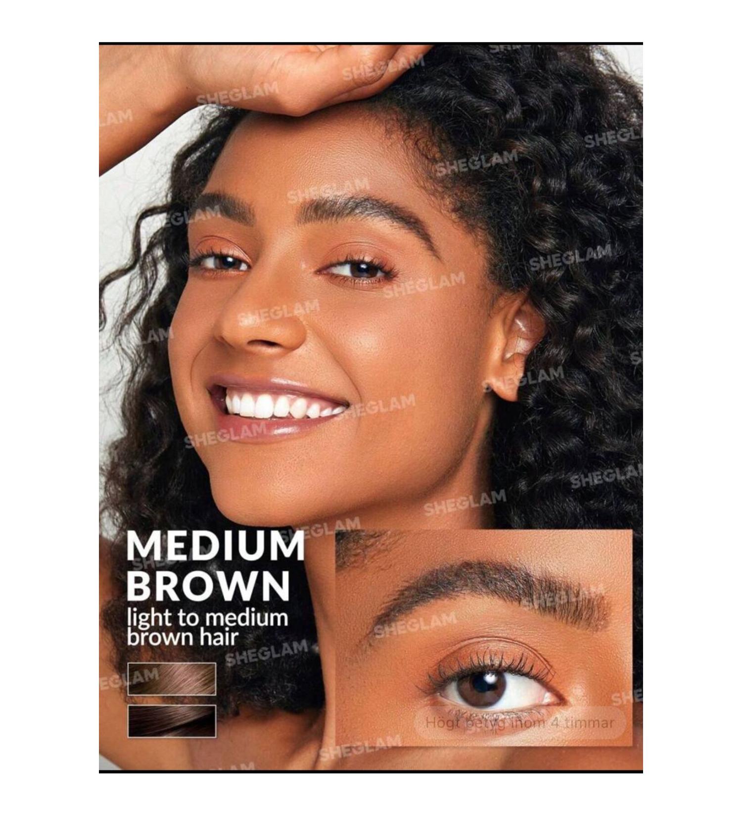 SHEGLAM COPY - Feather Better Liquid Eyebrow Pencil-Medium Brown - Buy Online on GoSupps.com
