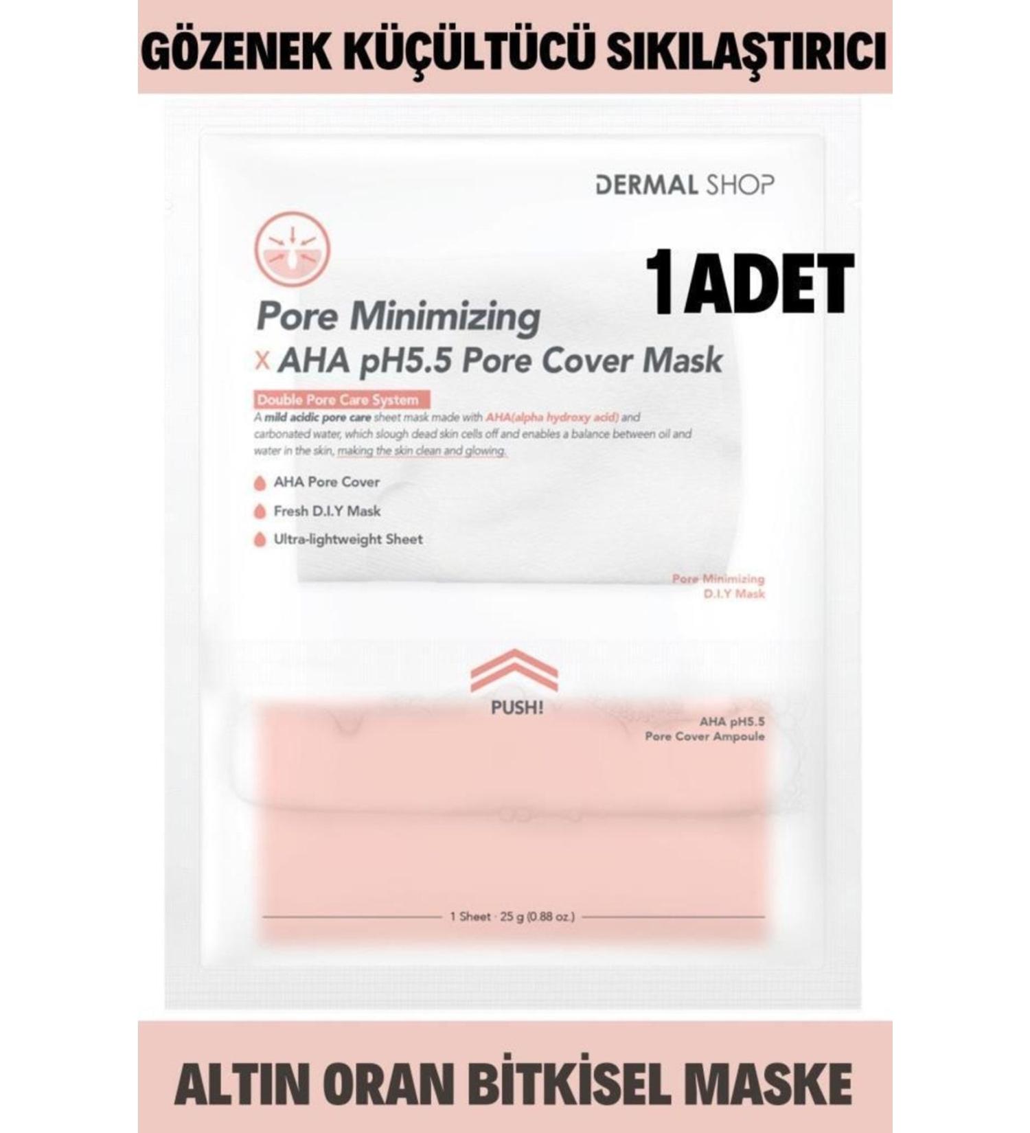 Dermal Shop Pore Minimizing X Aha Ph5.5 Pore Mask 25 Gr - Buy Online on GoSupps.com