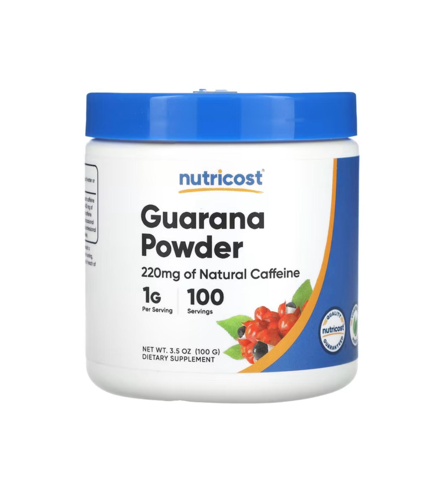 Nutricost Guarana Powder 3.5 Oz 100 gr