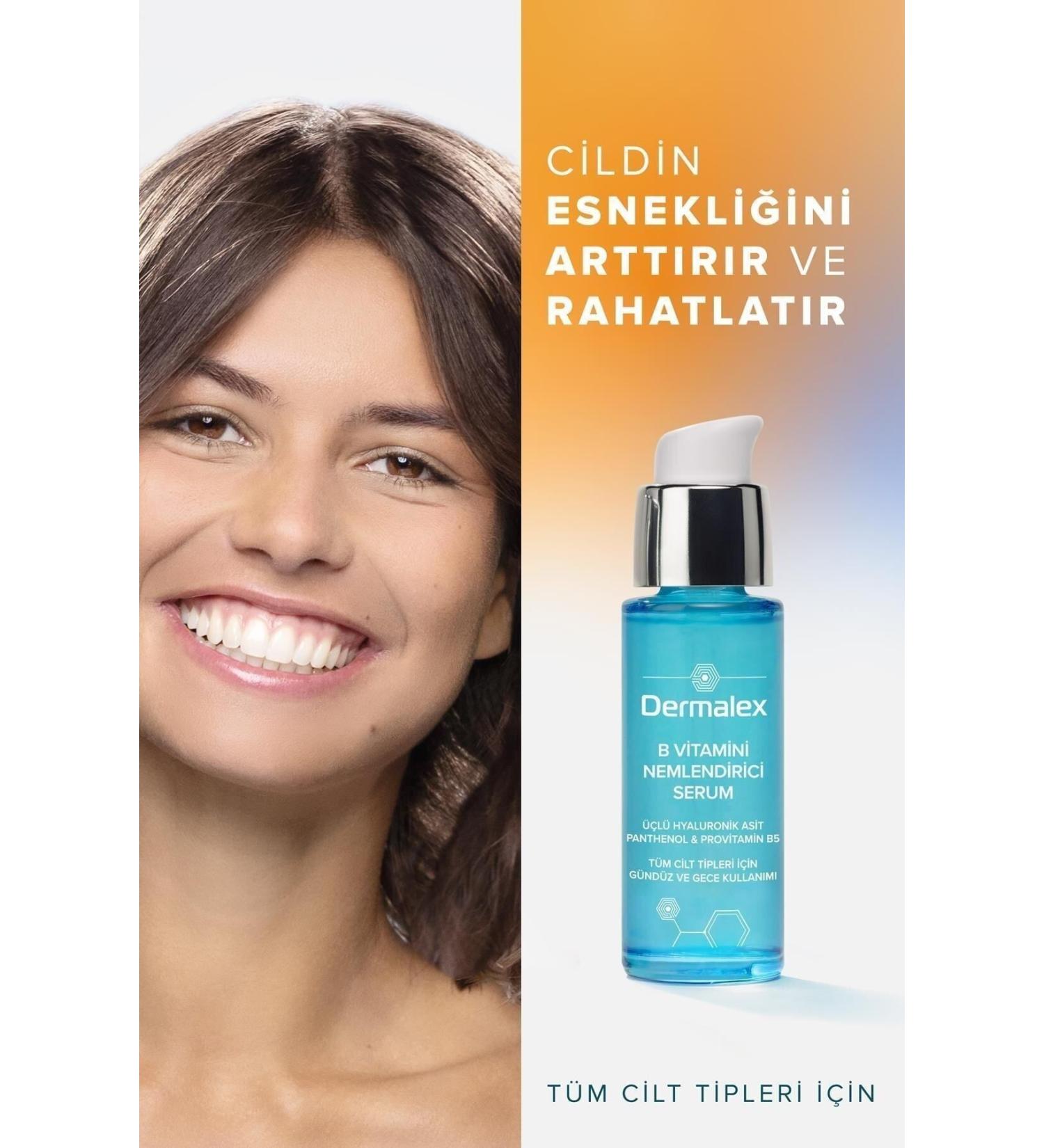 Dermalex Vitamin B Intensive and Long-Term Moisturizing Serum 30 ml - Buy Online on GoSupps.com