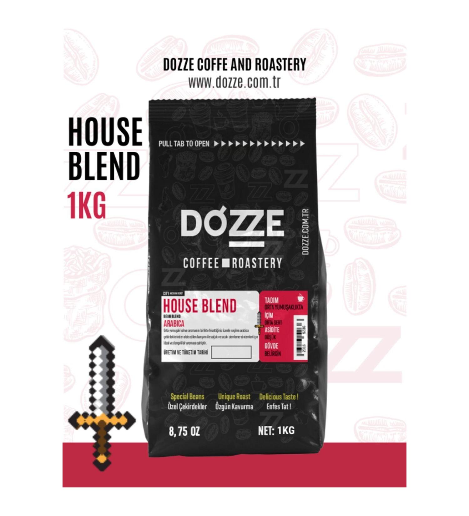 Dozze 1kg House Blend Filter Coffee Ground