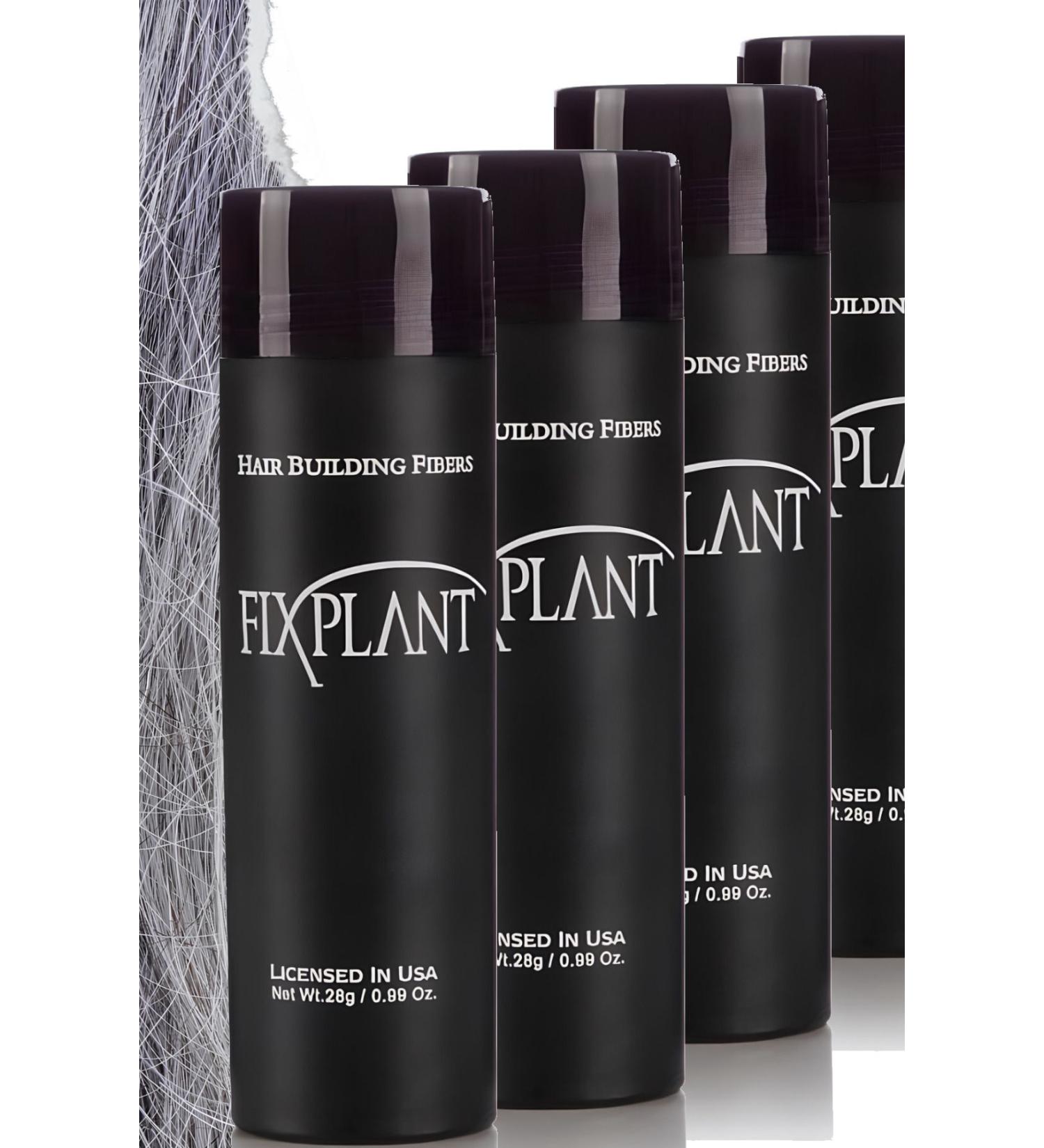 FIXPLANT Hair Volumizer 4 Bottles Topik 112 Gr. | Hair Powder for Thin Hair | Hair Fiber