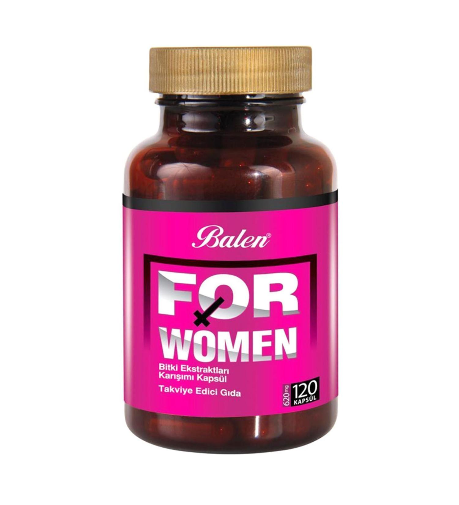 Balen For Women Herbal Mixture 620 Mg 120 Capsules