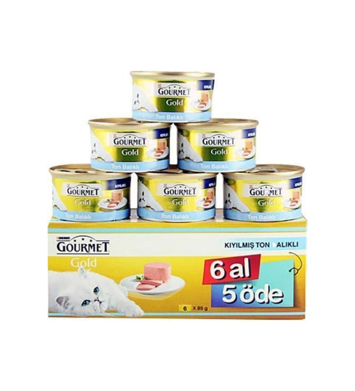 Gourmet Gold Buy 6 Pay 5 Adult Cat Canned Minced Tuna