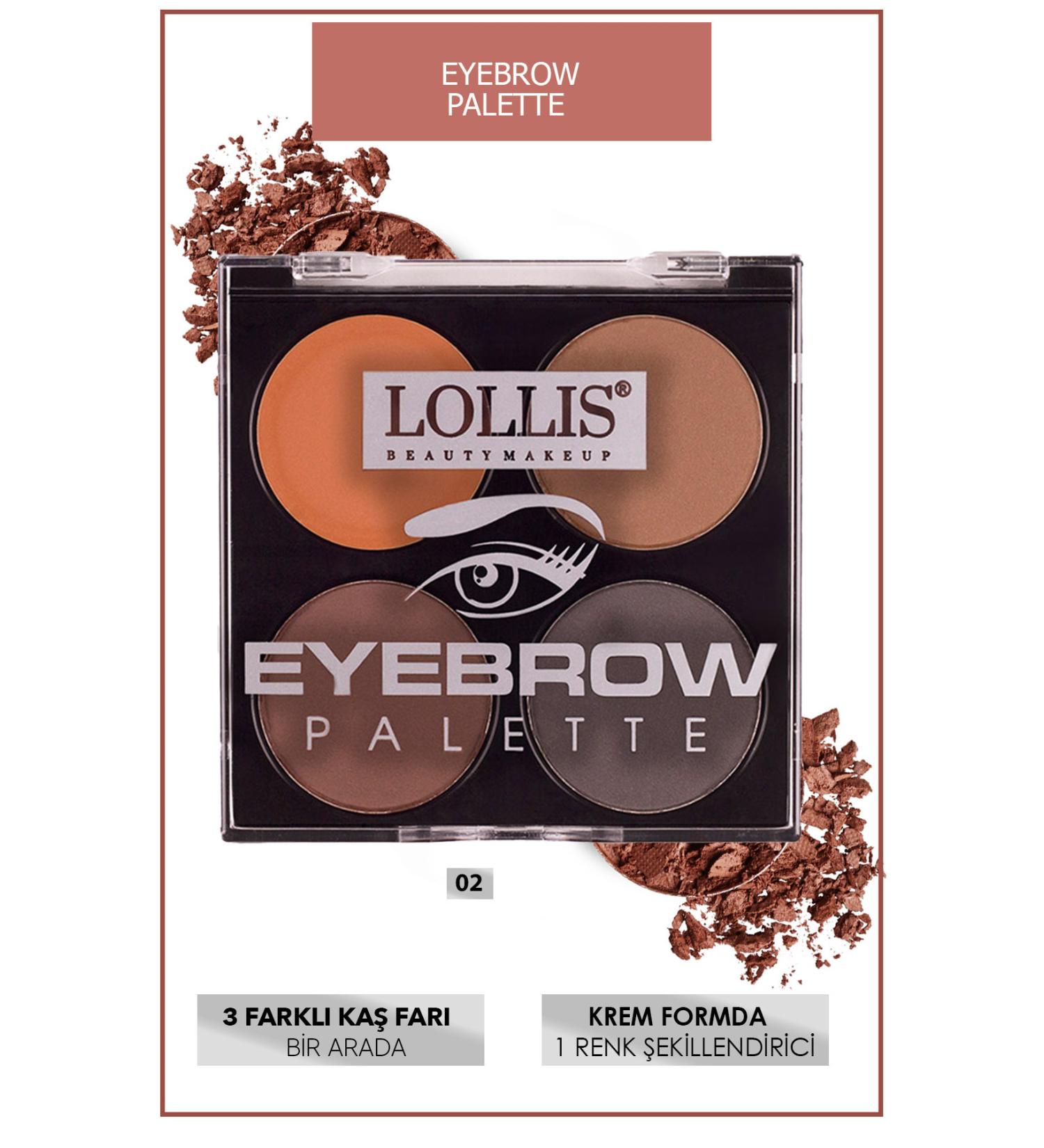 Lollis Eyebrow Palette 02 / Eyebrow Shadow Palette 02