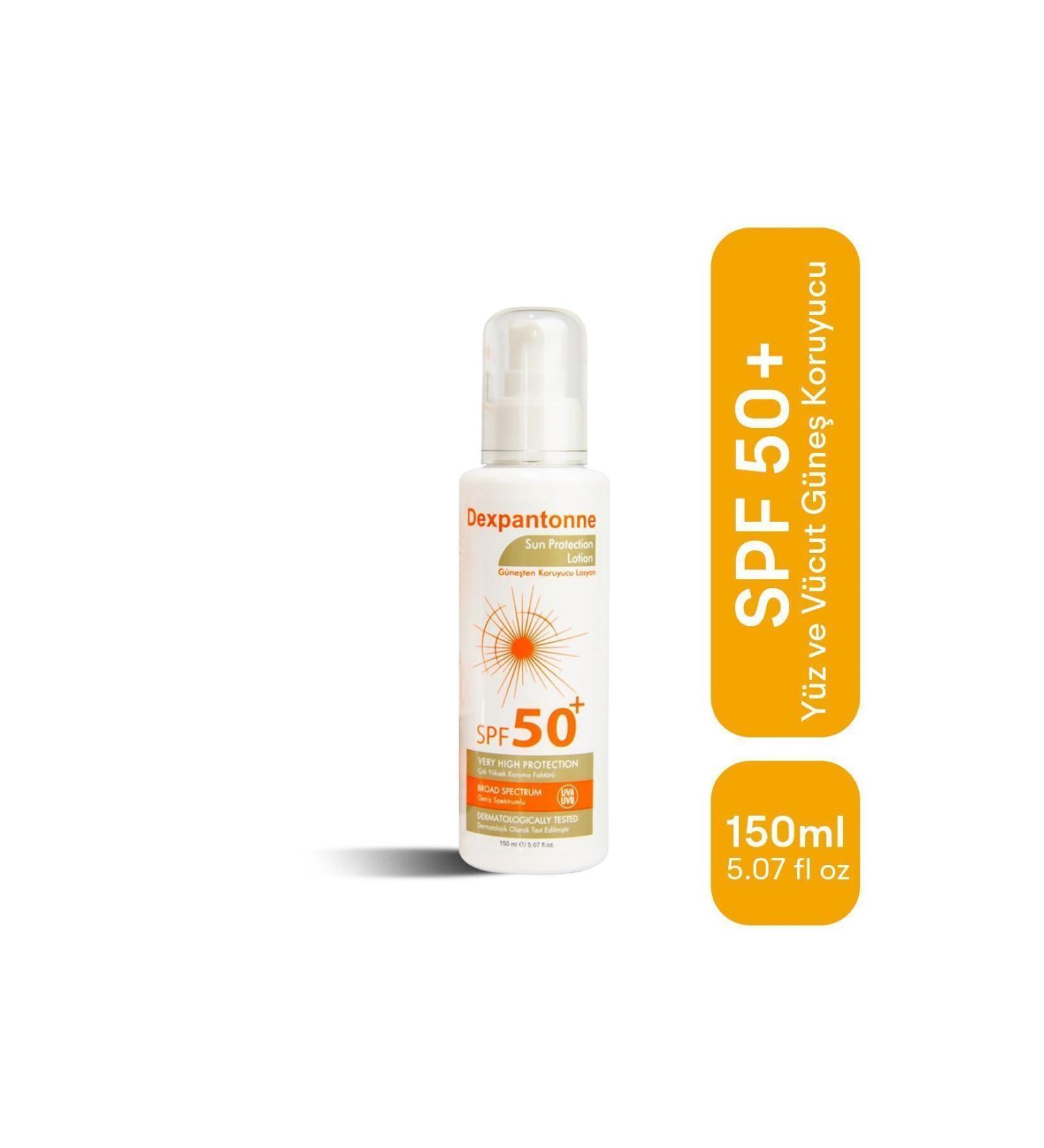 Dexpantonne Sunscreen Lotion Spf 50+ 150ml - Buy Online on GoSupps.com