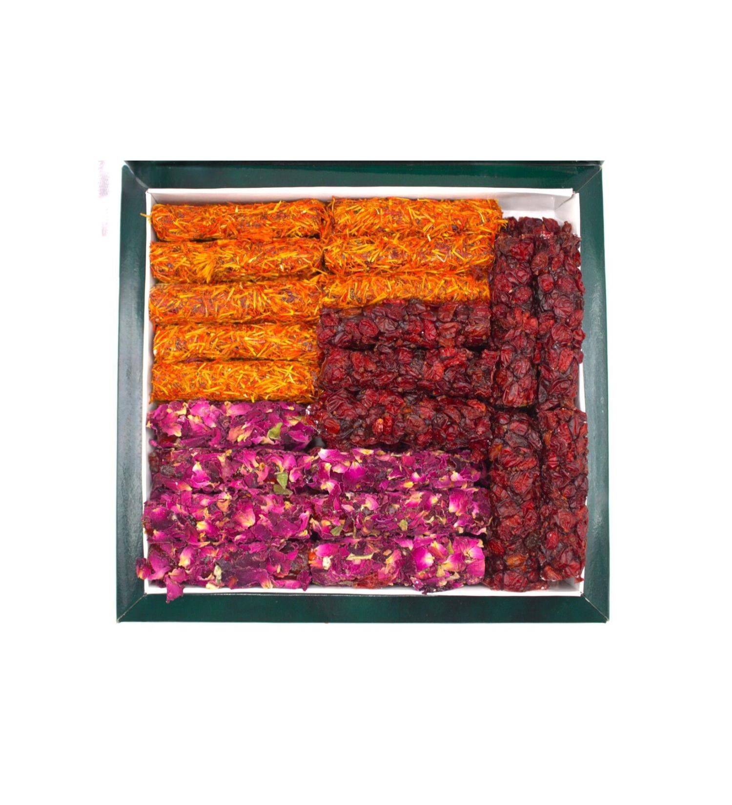 Muhabbet Food Plenty of Pistachio Mixed Coated Finger Turkish Delight 500 Grams - Buy Online on GoSupps.com