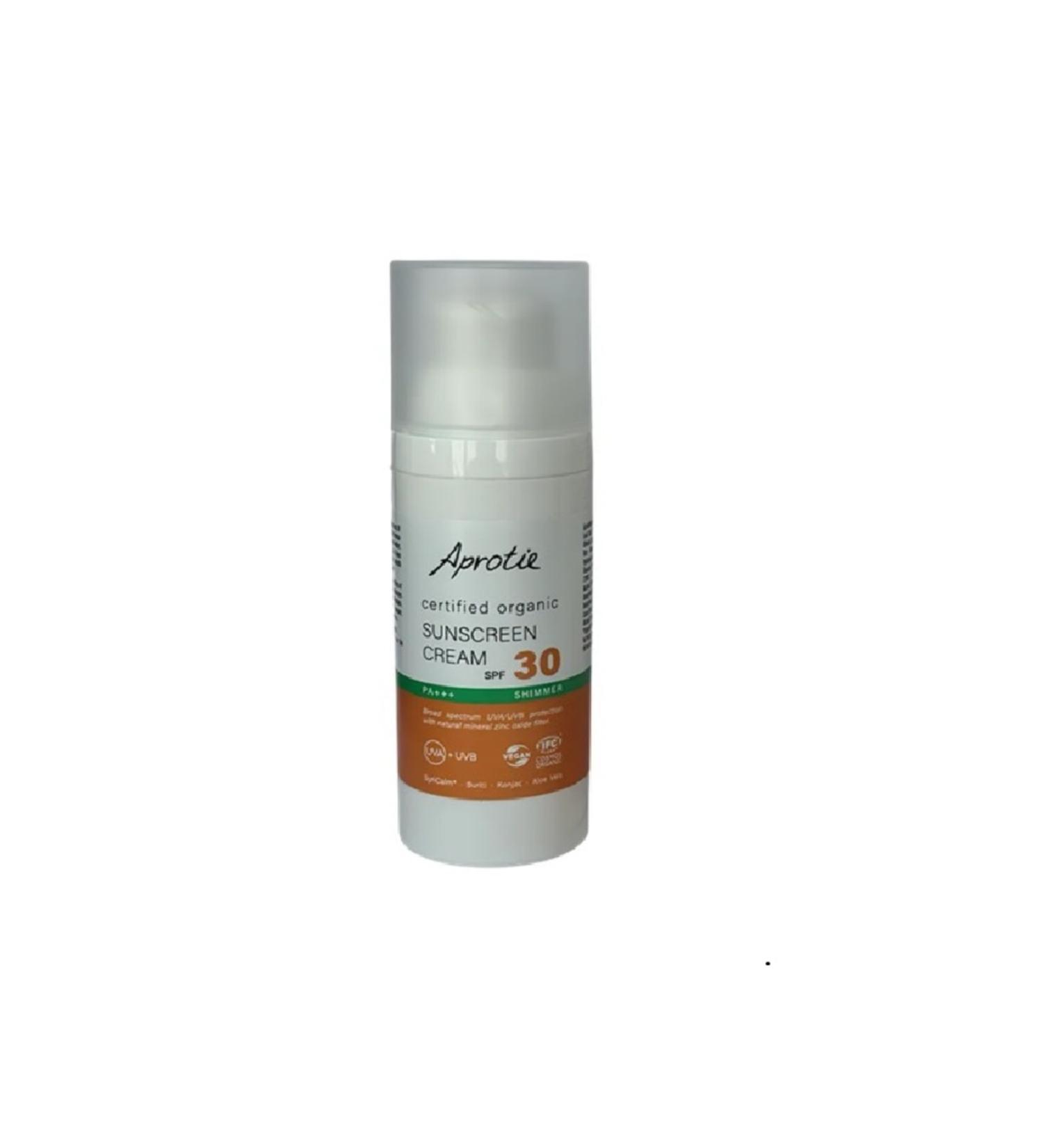 Aprotie Sunscreen Cream Organic sunscreen SPF 30