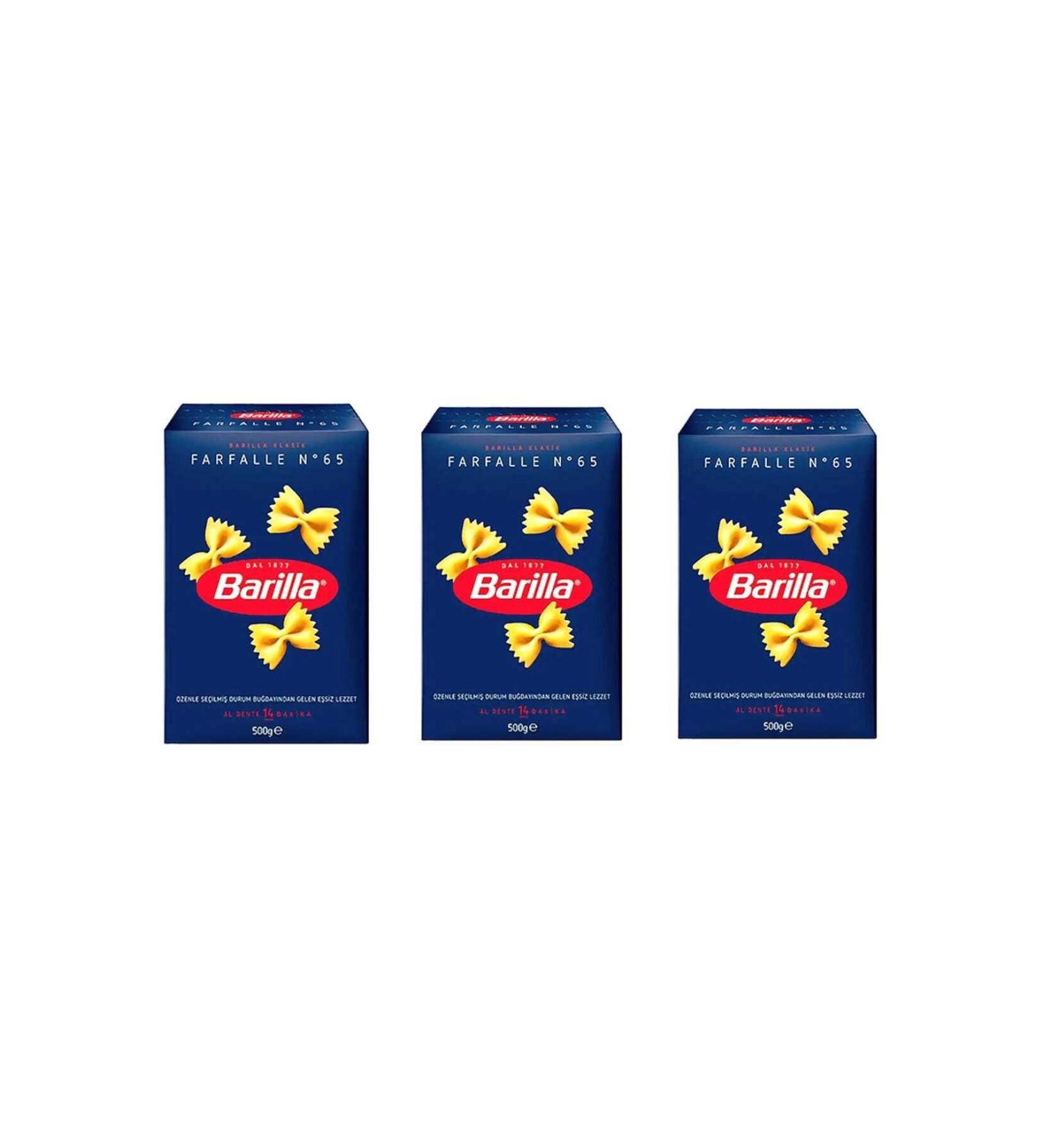Barilla BARILLA FARFALLE/BUTTERFLY 3X500 GRAM