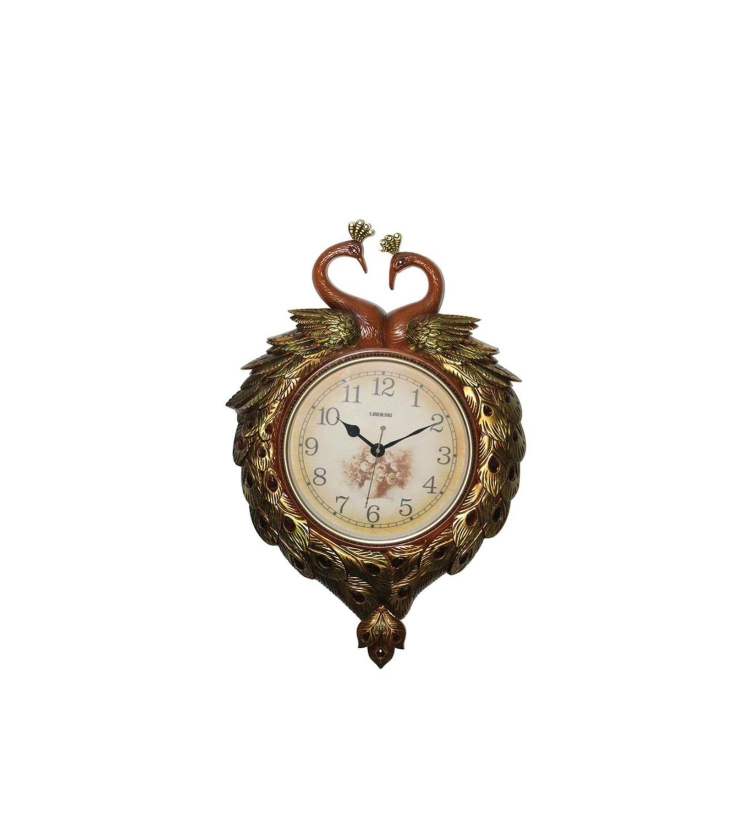 HBPAVM Wall Hanging Peacock Clock