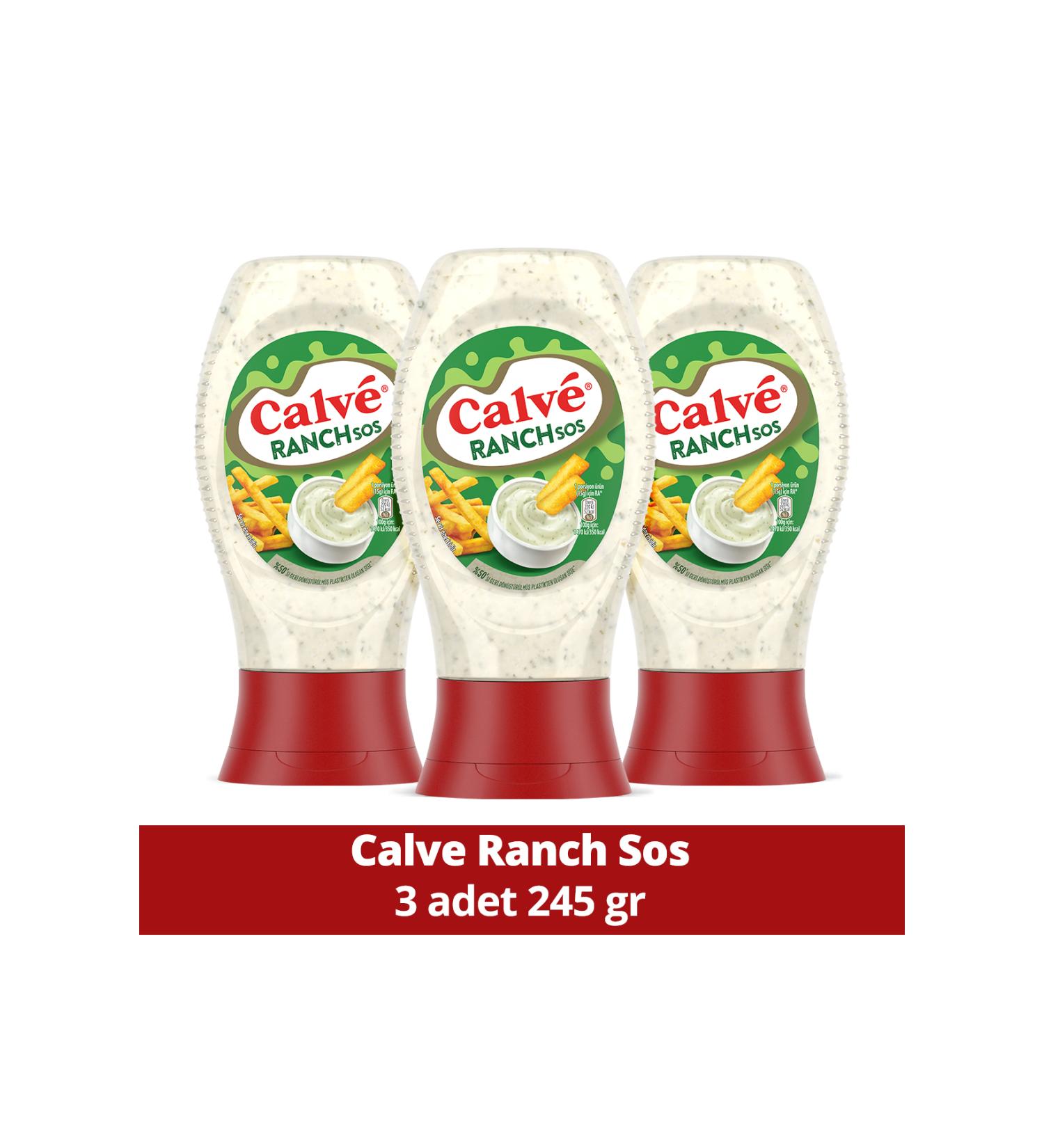 Calve Sauce Ranch 245 gr X3 Pieces - Buy Online on GoSupps.com
