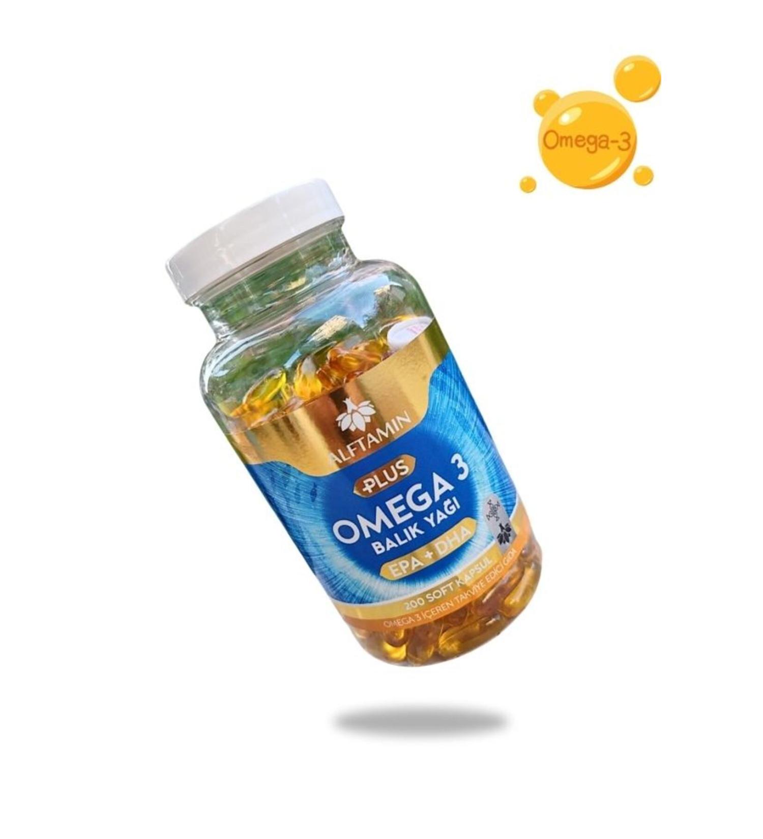 Senay Omega 3 200 Softgel Capsules EPA+DHA Food Supplement