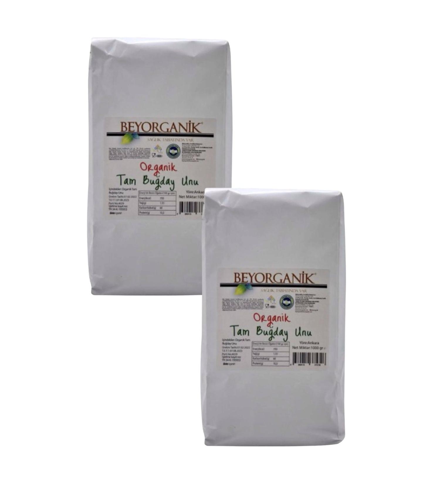 BEYORGANIK Organic Whole Wheat Flour 2 Pack - Buy Online on GoSupps.com