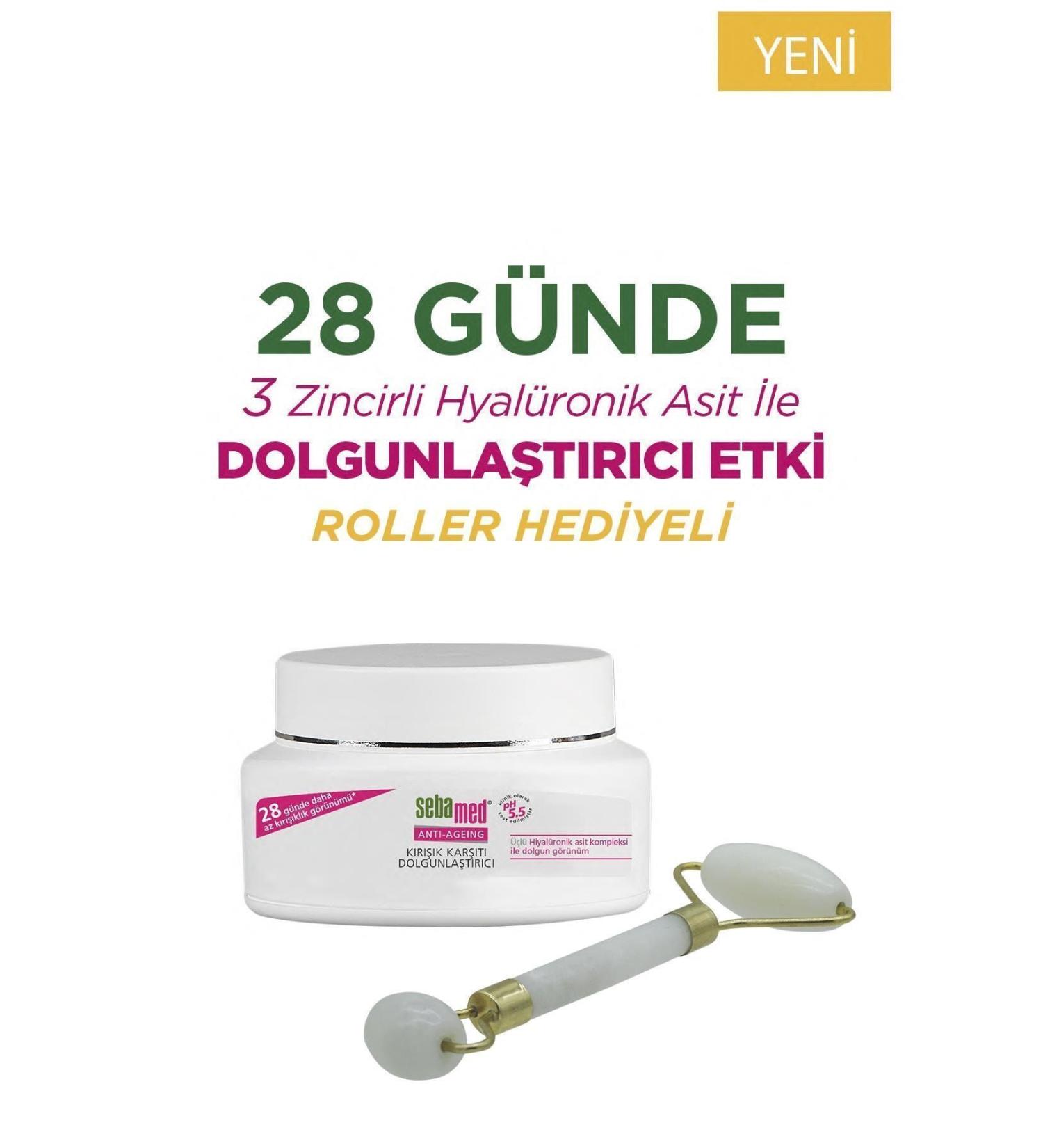 Sebamed Wrinkle Filler Anti-Wrinkle Plumping Cream 50 ml Roller Set - Buy Online on GoSupps.com