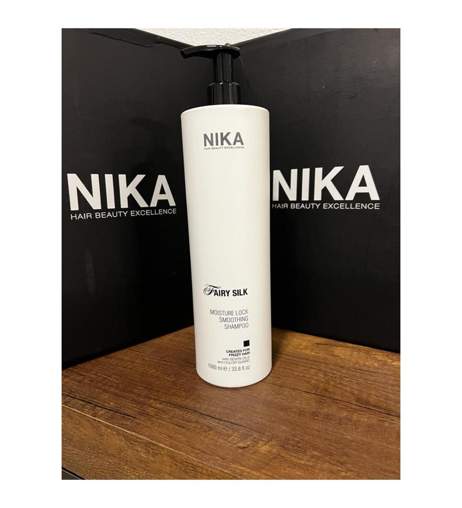 Nika N KA FAIRY SILK MOISTURE LOCK SMOOTHING SHAMPOO 1000 ML.