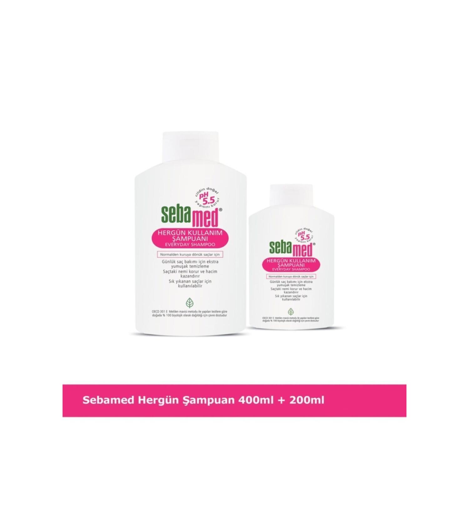 Sebamed Shampoo Daily 400 ml + 200 ml