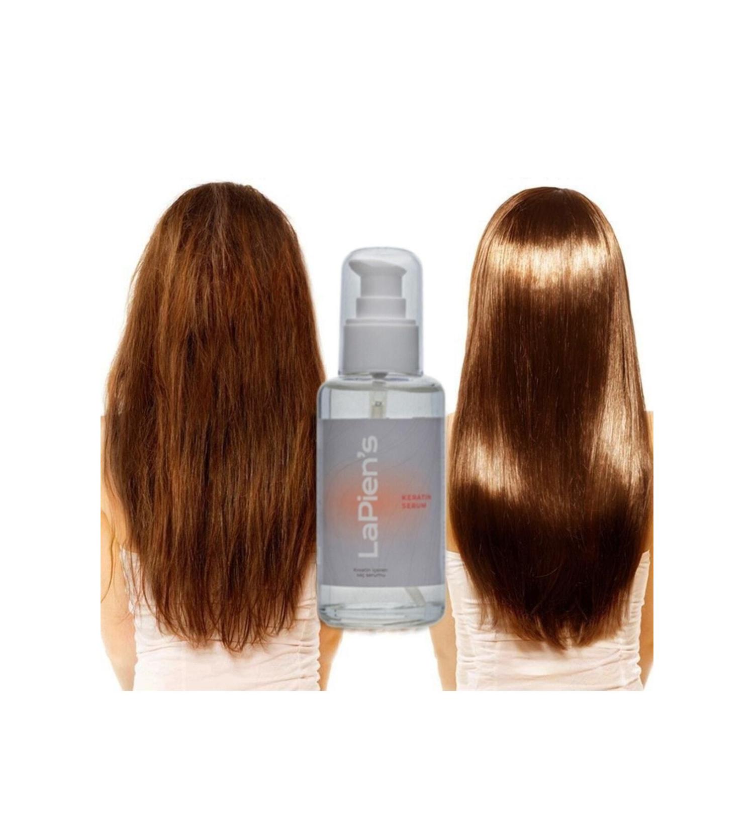 Lapien's Fine Fragile Lifeless Hair Strengthening Volume-Giving Keratin Serum with Wheat Protein 100 ml - Buy Online on GoSupps.com