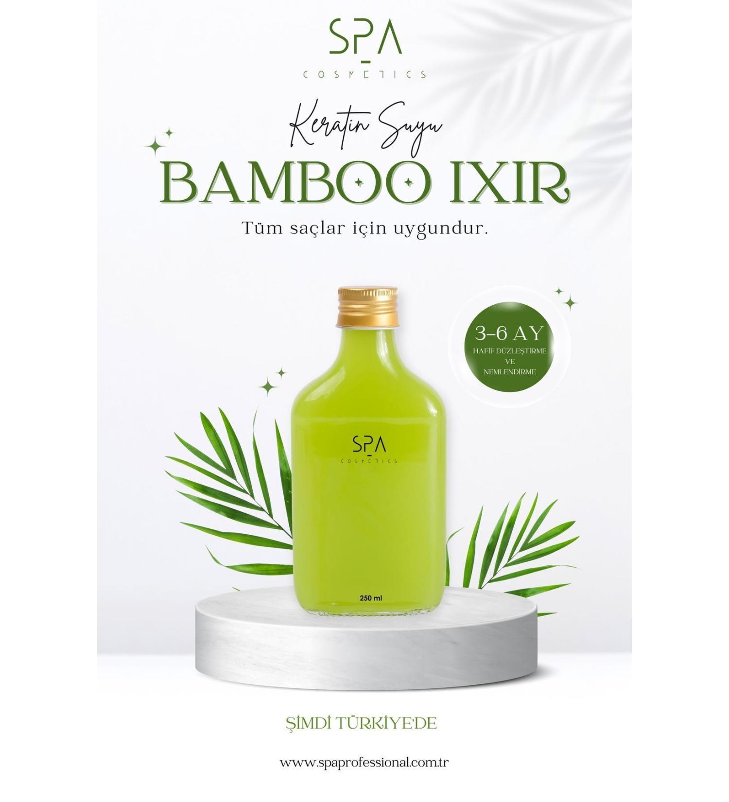 spaprofessional SPA Pro Keratin Water Elixir 'Bamboo Extract' 250 ml. Set of 3