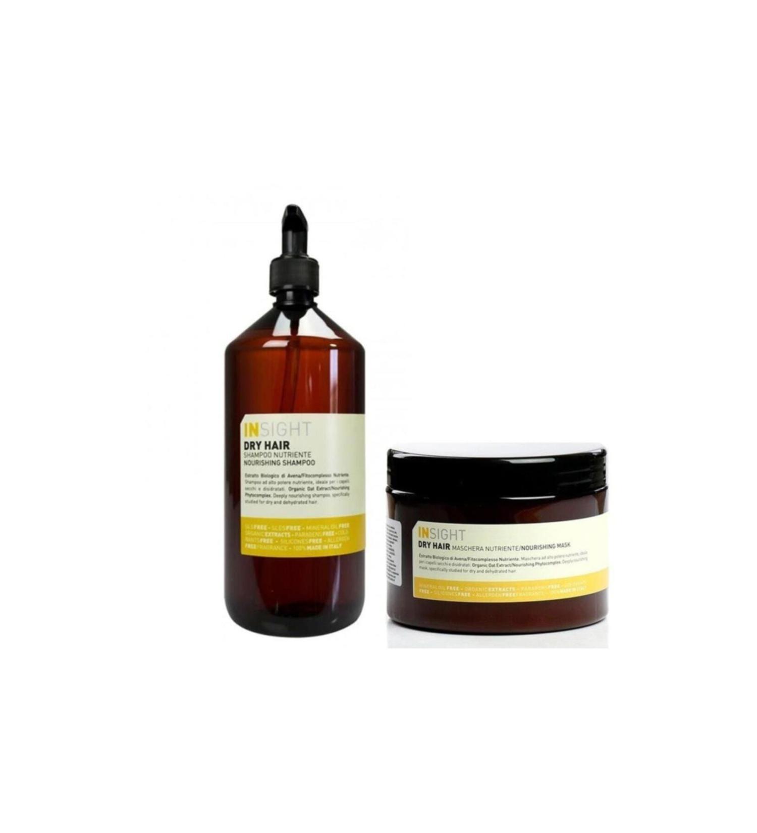 Insight Dry Hair Shampoo for Dry Hair 900 ml + mask 500 ml