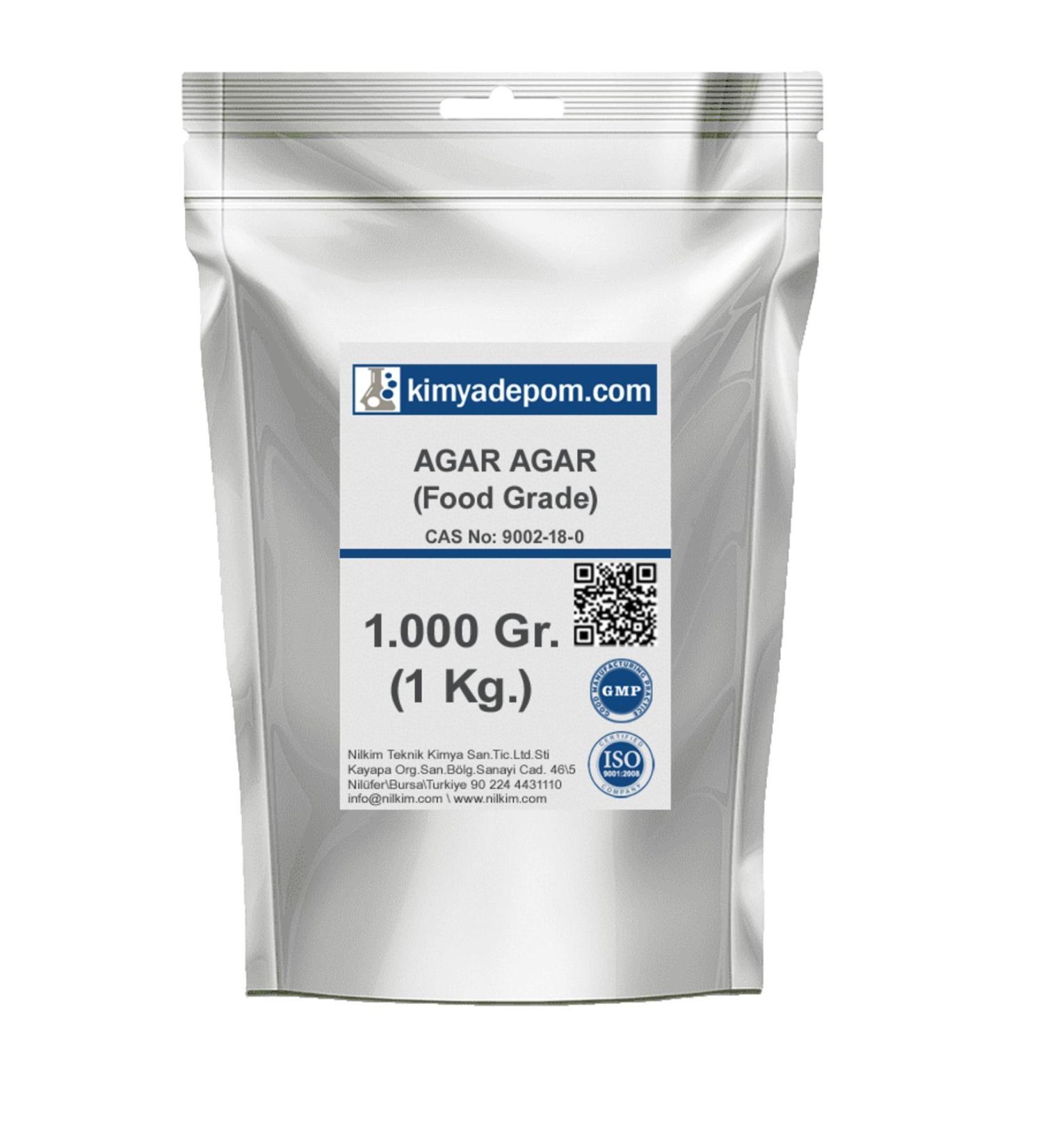 Kimya Depom Agar Agar Agar Powder 1 Kg.
