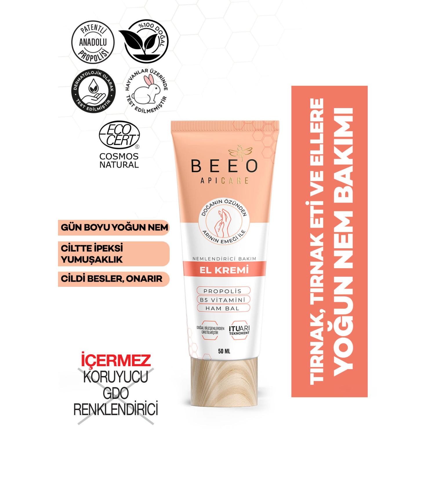 BEE'O Propolis Hand Cream 50 ml - Buy Online on GoSupps.com