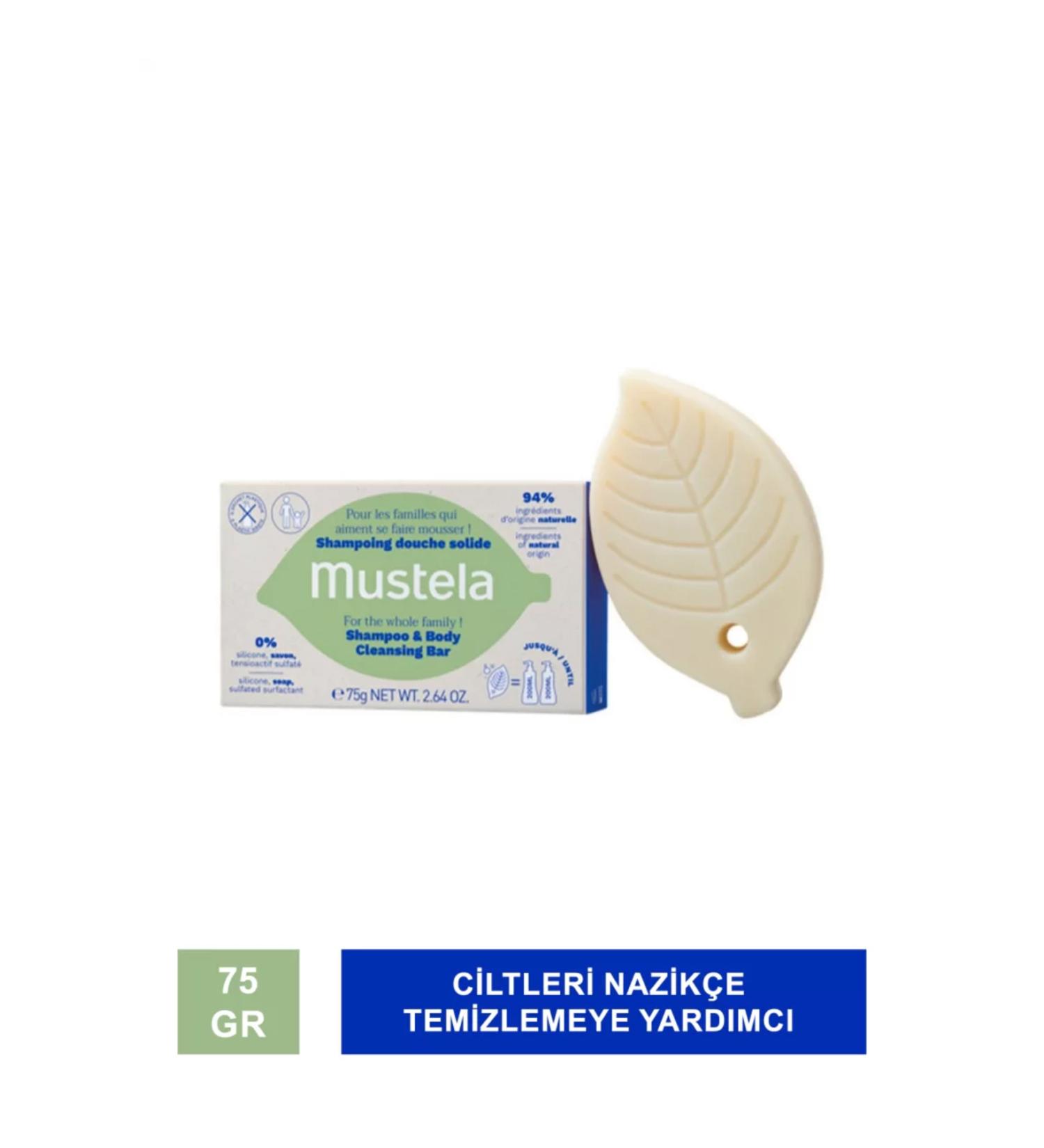 Mustela Solid Shampoo and Body Cleansing Bar 75gr
