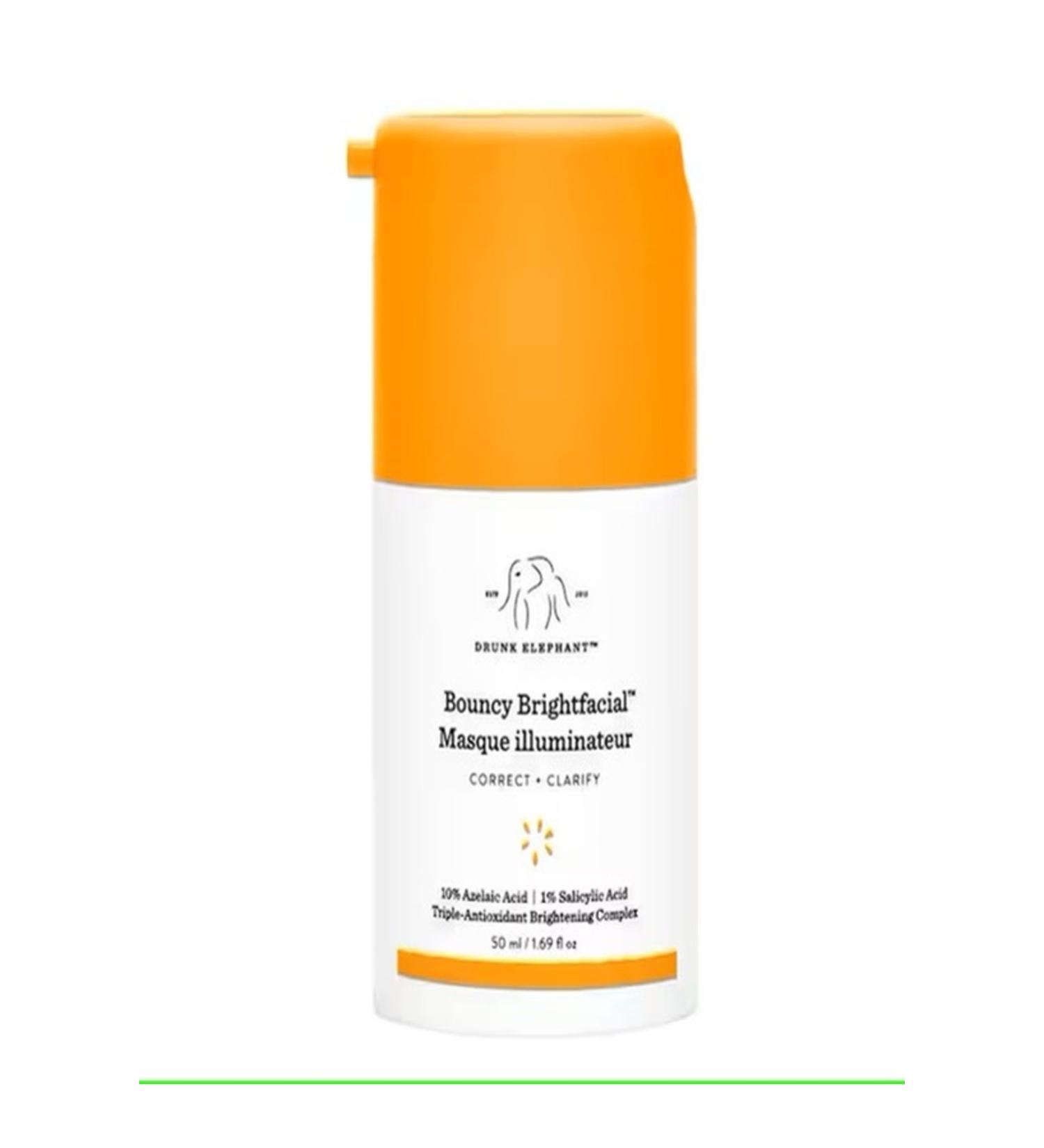 Drunk Elephant Bouncy Brightfacial - Anti-Spot Purifying Face Mask with Salicylic & Azelaic Acid 50ML - Buy Online on GoSupps.com