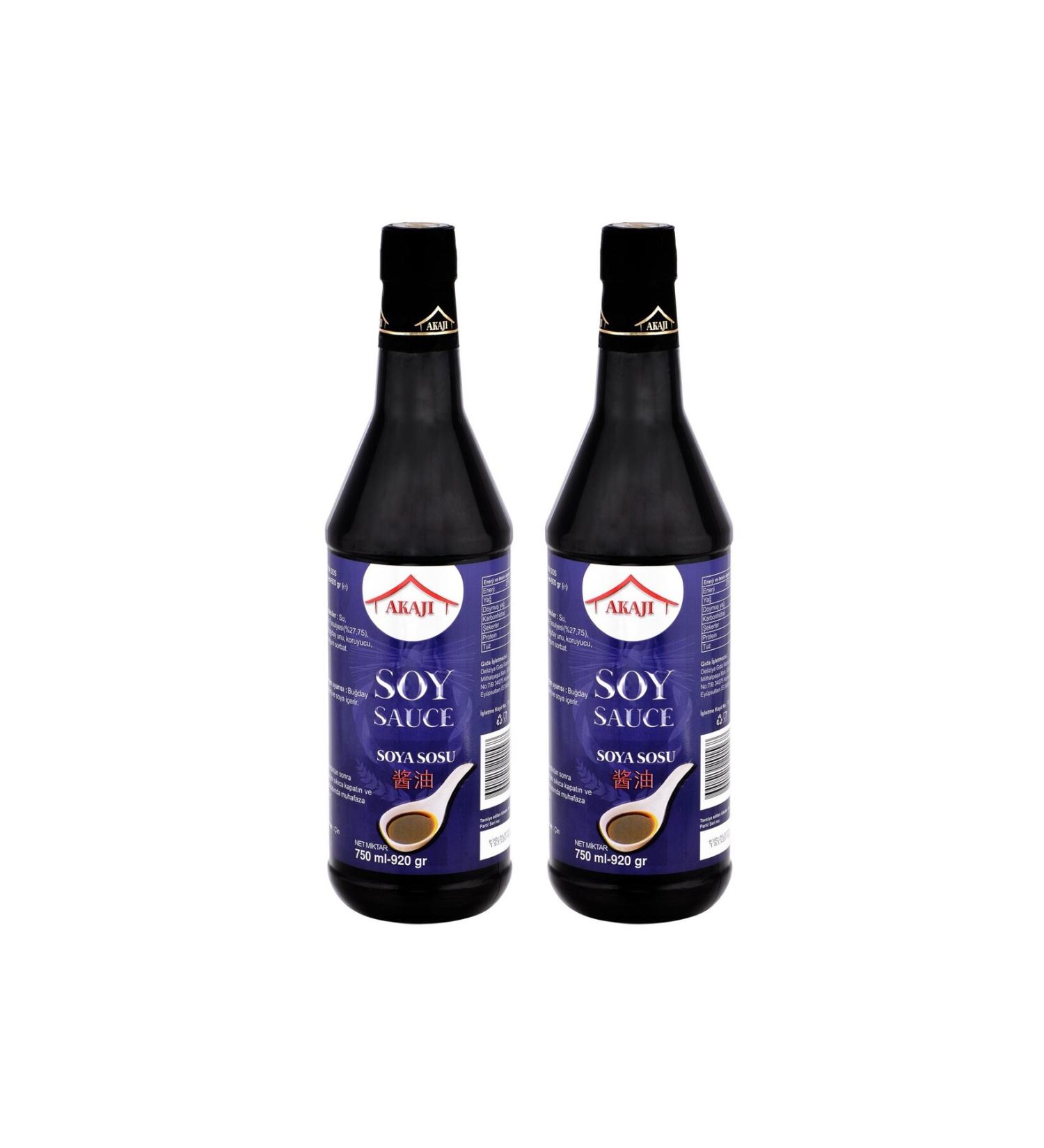 Akaji Soy Sauce 750 ml x 2 Pieces
