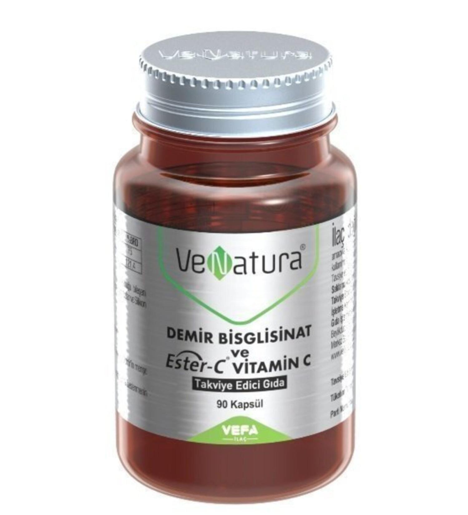 Venatura Iron Bisglycinate 90 Capsules
