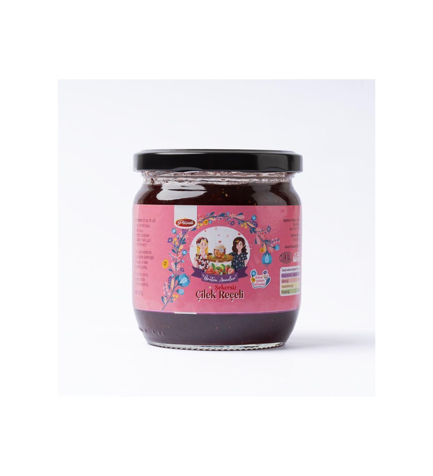 PRODUCING MOTHERS Sugar-free Strawberry Jam 450 gr (STARTING FROM THE 10TH MONTH)