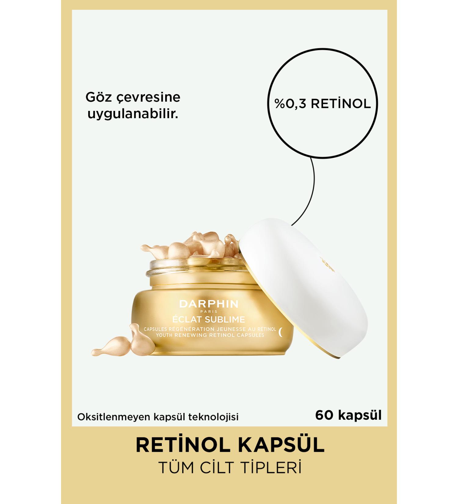 Darphin Eclat Sublime 0.3% Retinol Capsule 60 Capsules 882381112615 - Buy Online on GoSupps.com