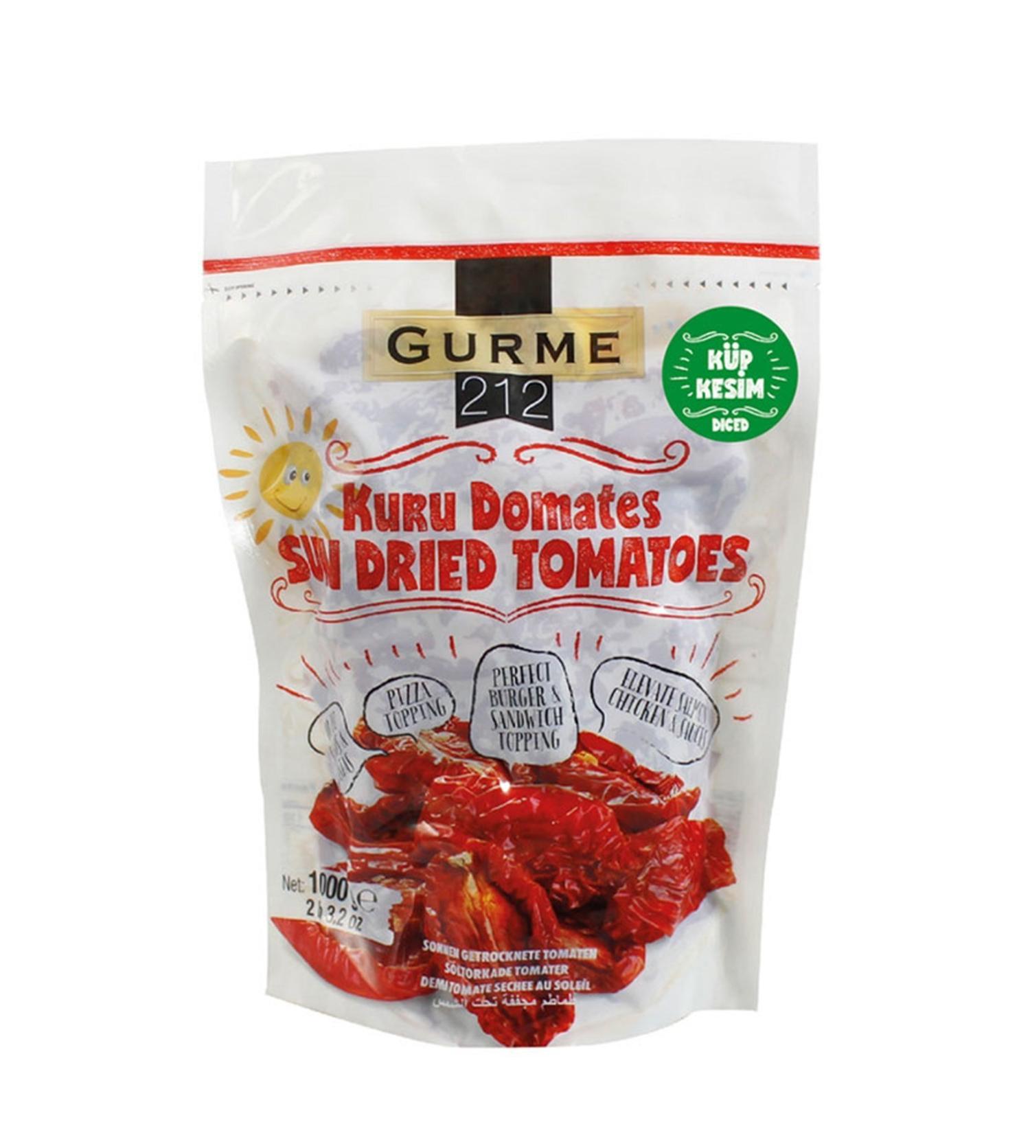 Gurme212 Gurme 212 Dried Tomato Diced 1 KG x 12 Pieces