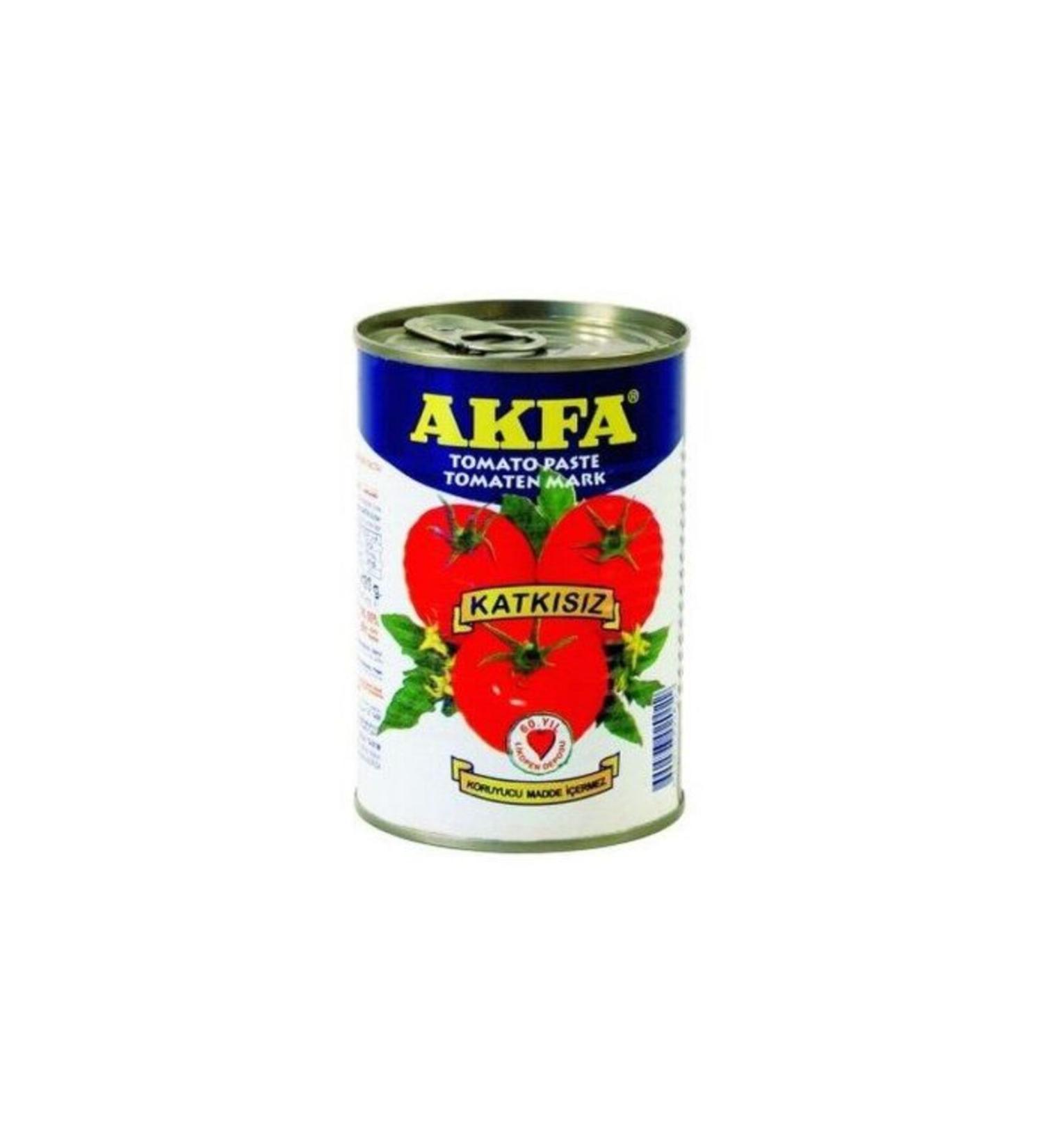 Akfa Tomato Paste Tin 420 Gr. (12 PIECES)