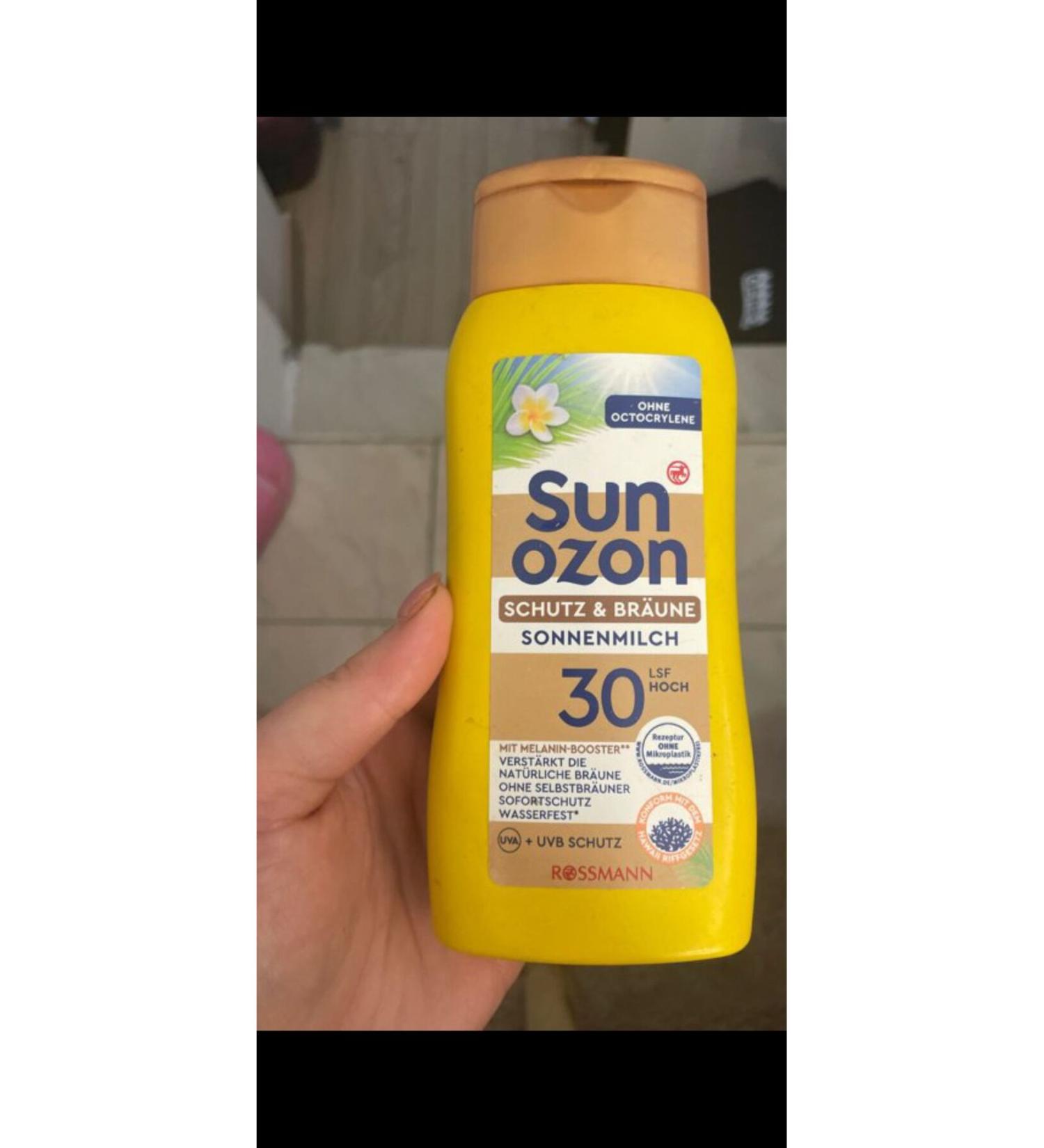 SunOzon Solar Ozone Schutz & Br une Sonnenmilch LSF 30 - 200 ml