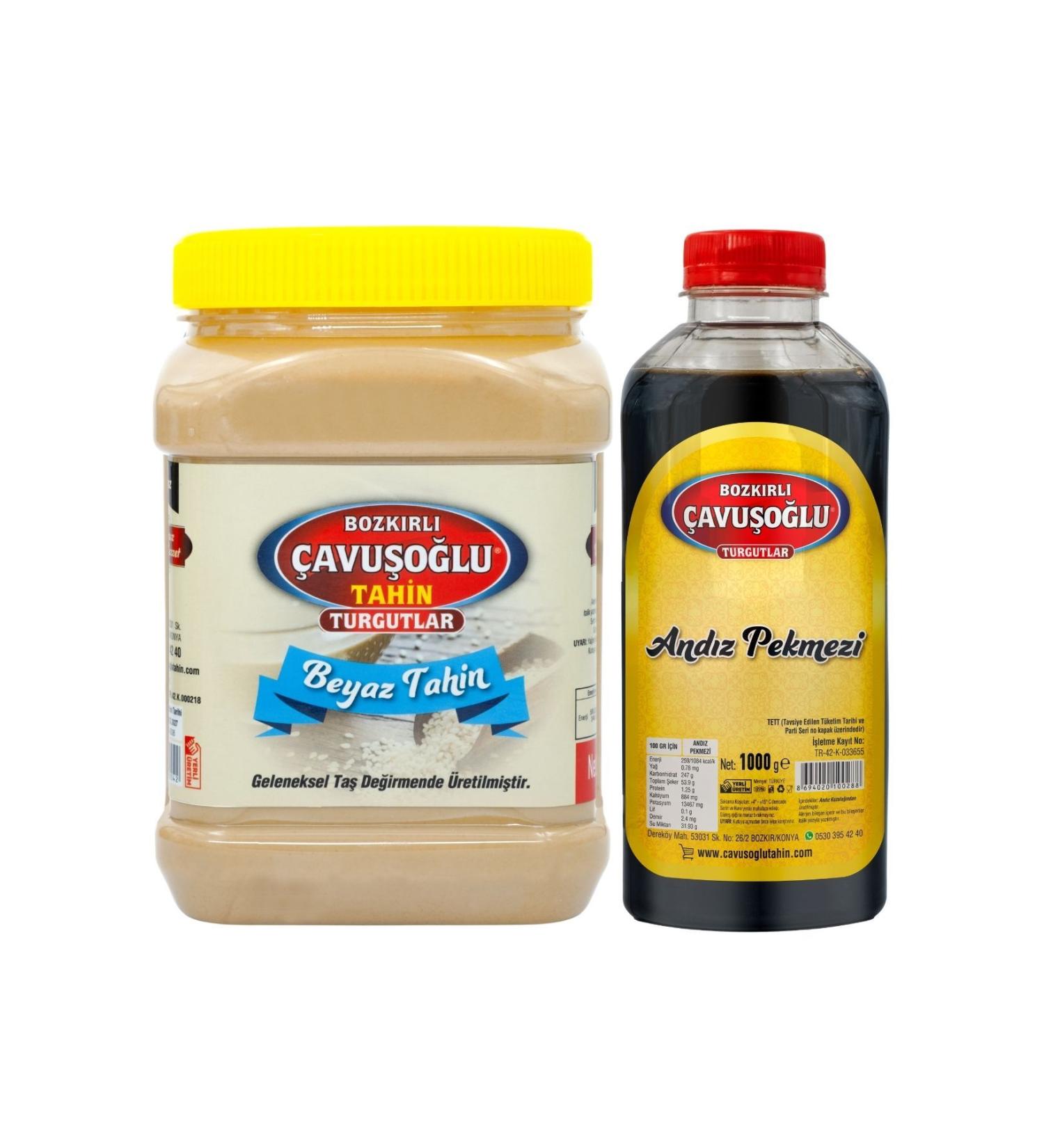 Bozk rl avu o lu White Tahini 930g And z Molasses 1000g - Buy Online on GoSupps.com