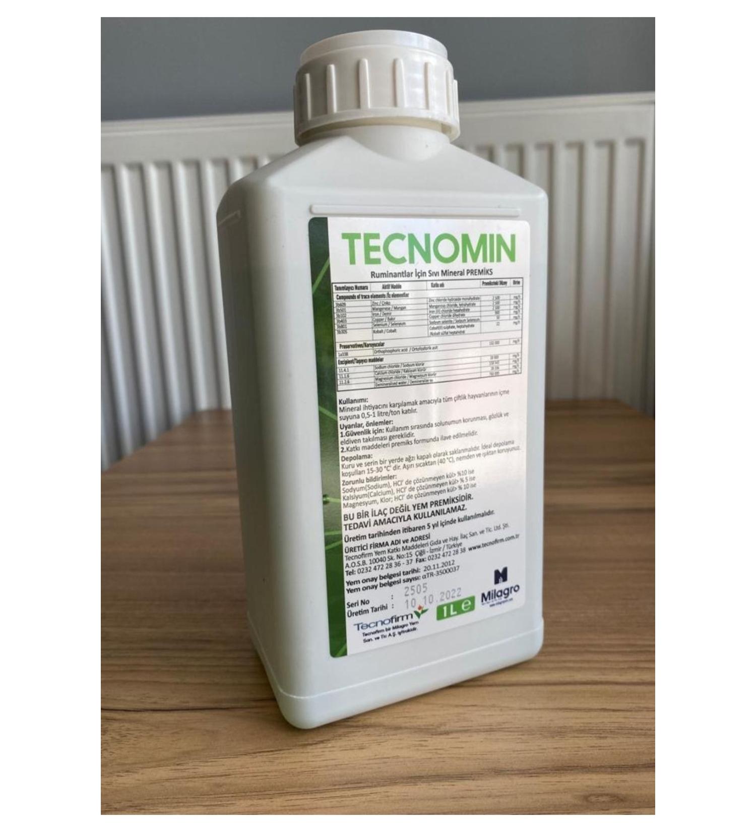 Milagro Teknomin 1l Liquid Mineral Premix for Ruminants