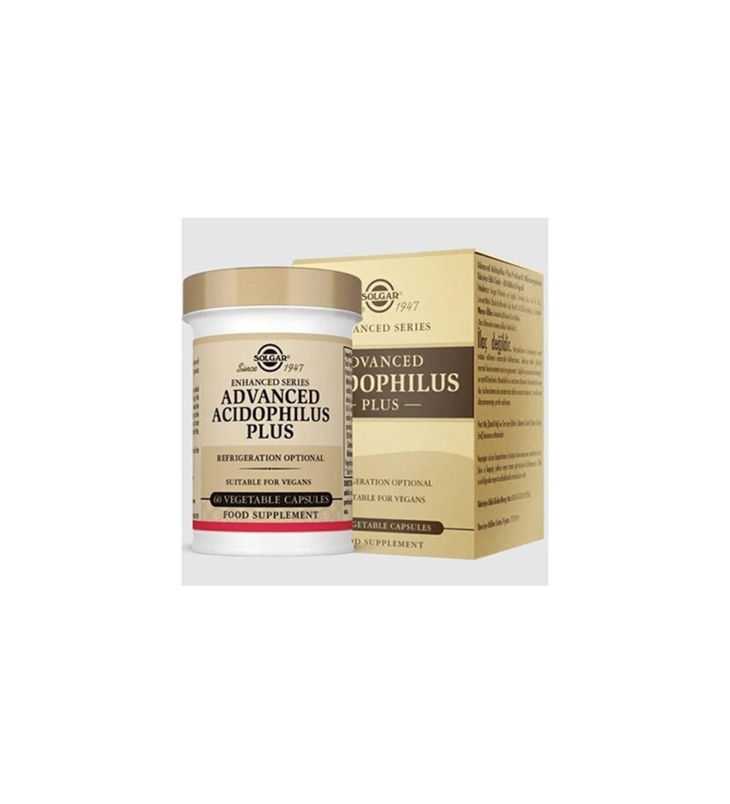 Solgar Advanced Acidophilus Plus 60 Capsules